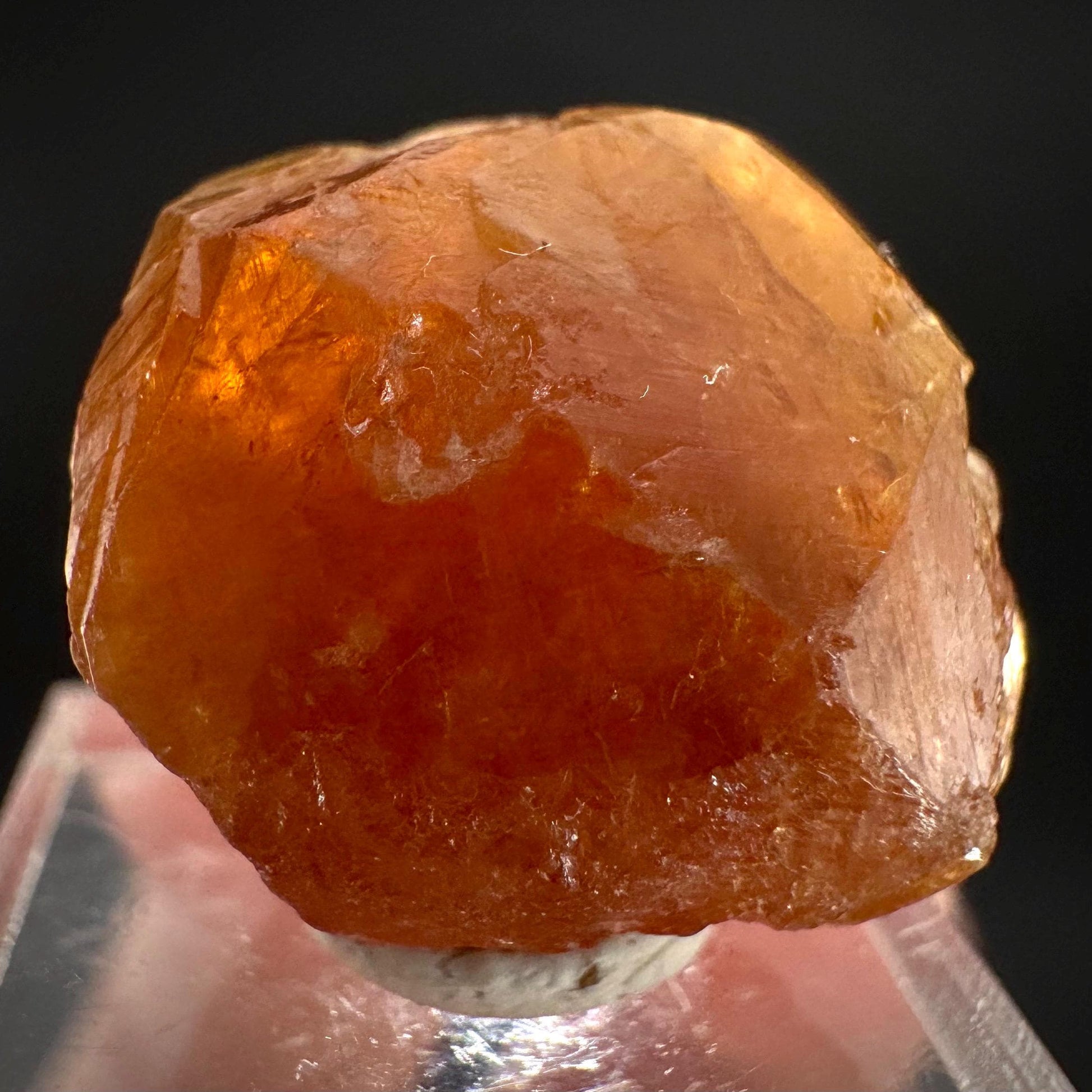 Hessonite Garnet | Orange Crystal, Mineral Specimen from Pakistan