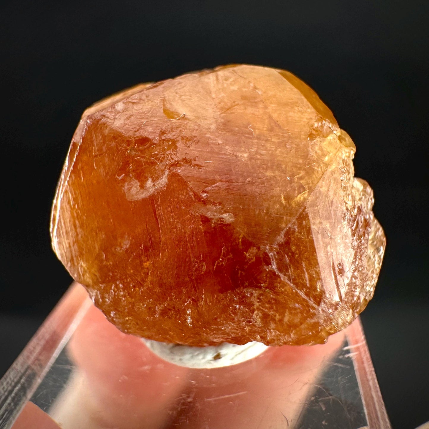 Hessonite Garnet | Orange Crystal, Mineral Specimen from Pakistan