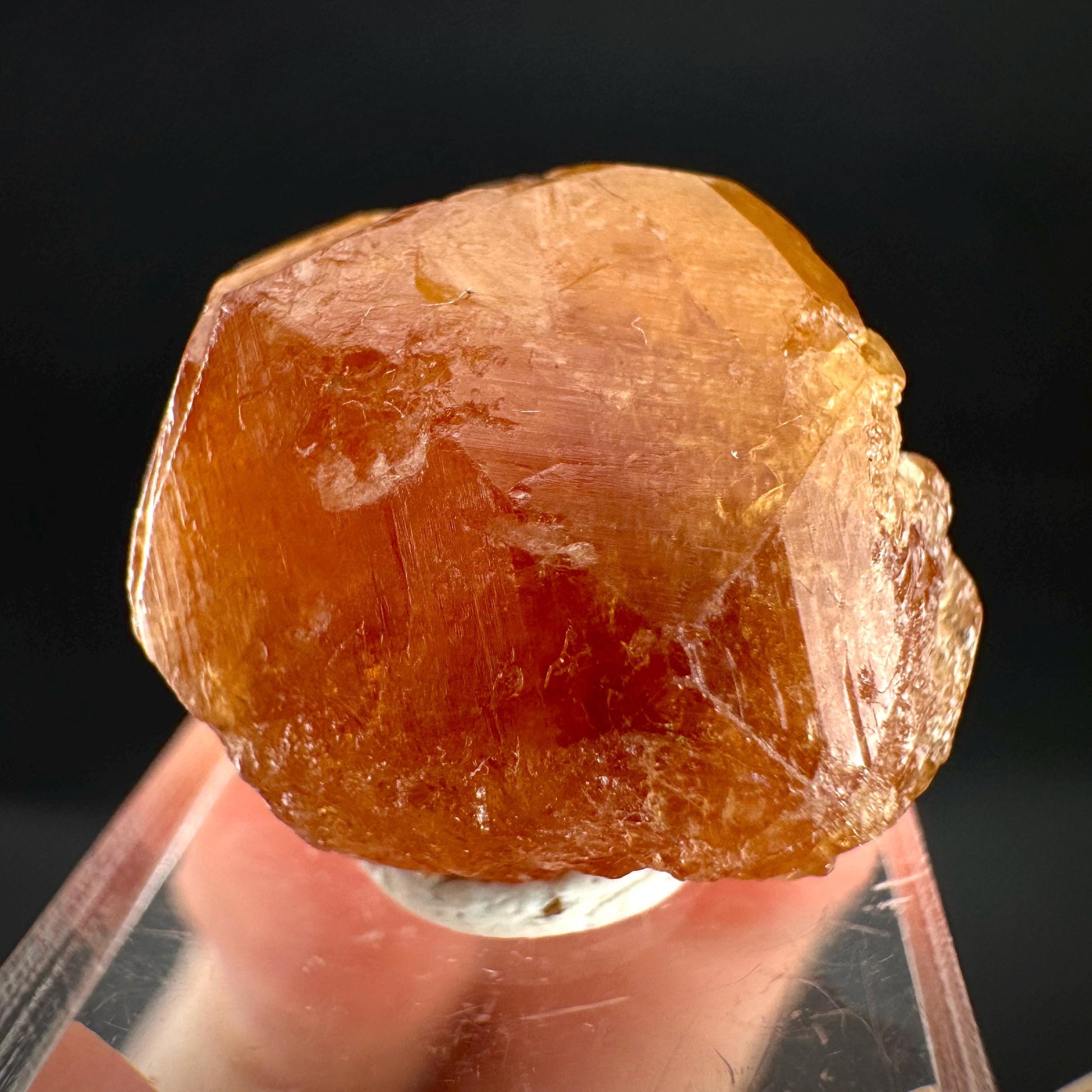 Hessonite Garnet | Orange Crystal, Mineral Specimen from Pakistan