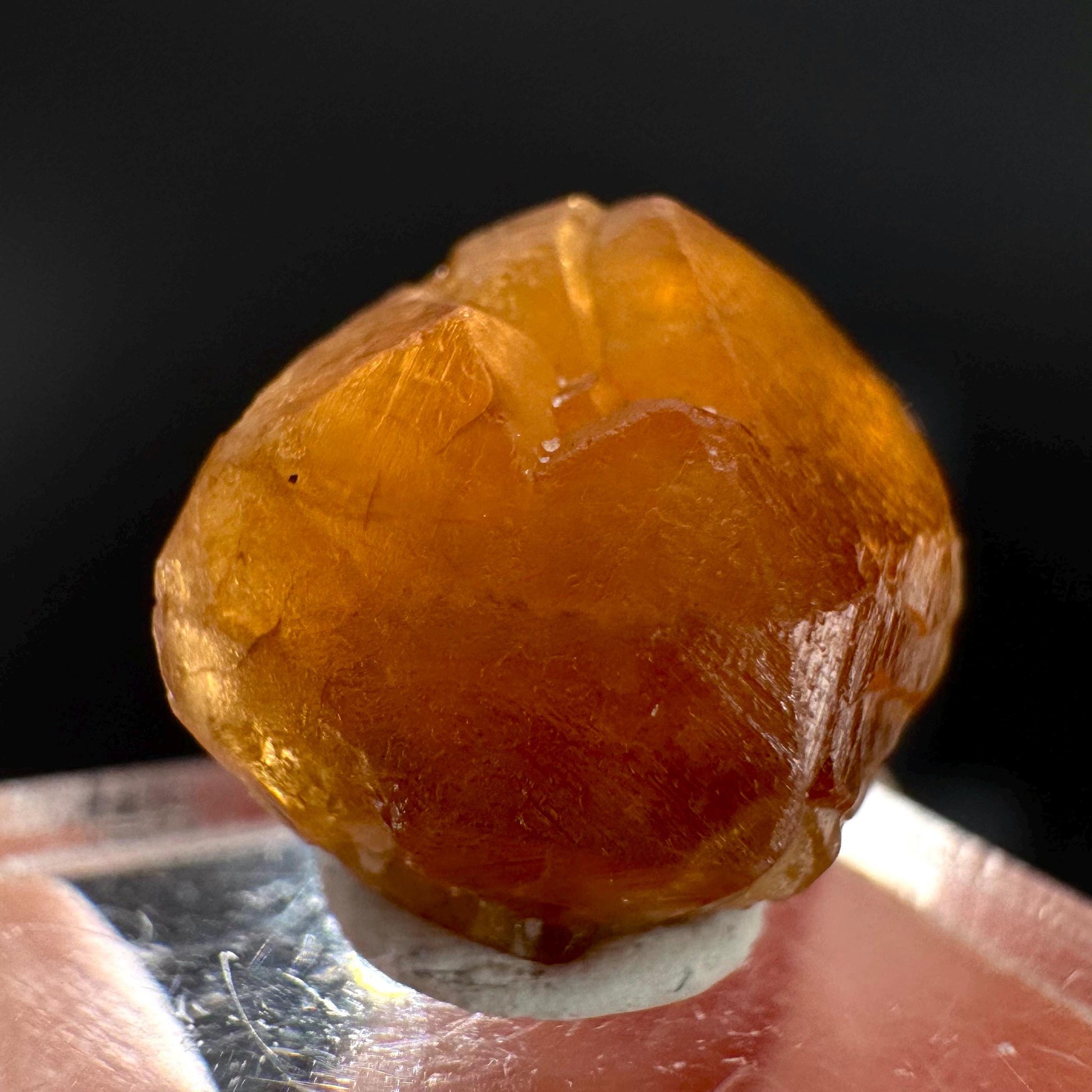 Hessonite Garnet | Orange Crystal, Mineral Specimen from Pakistan