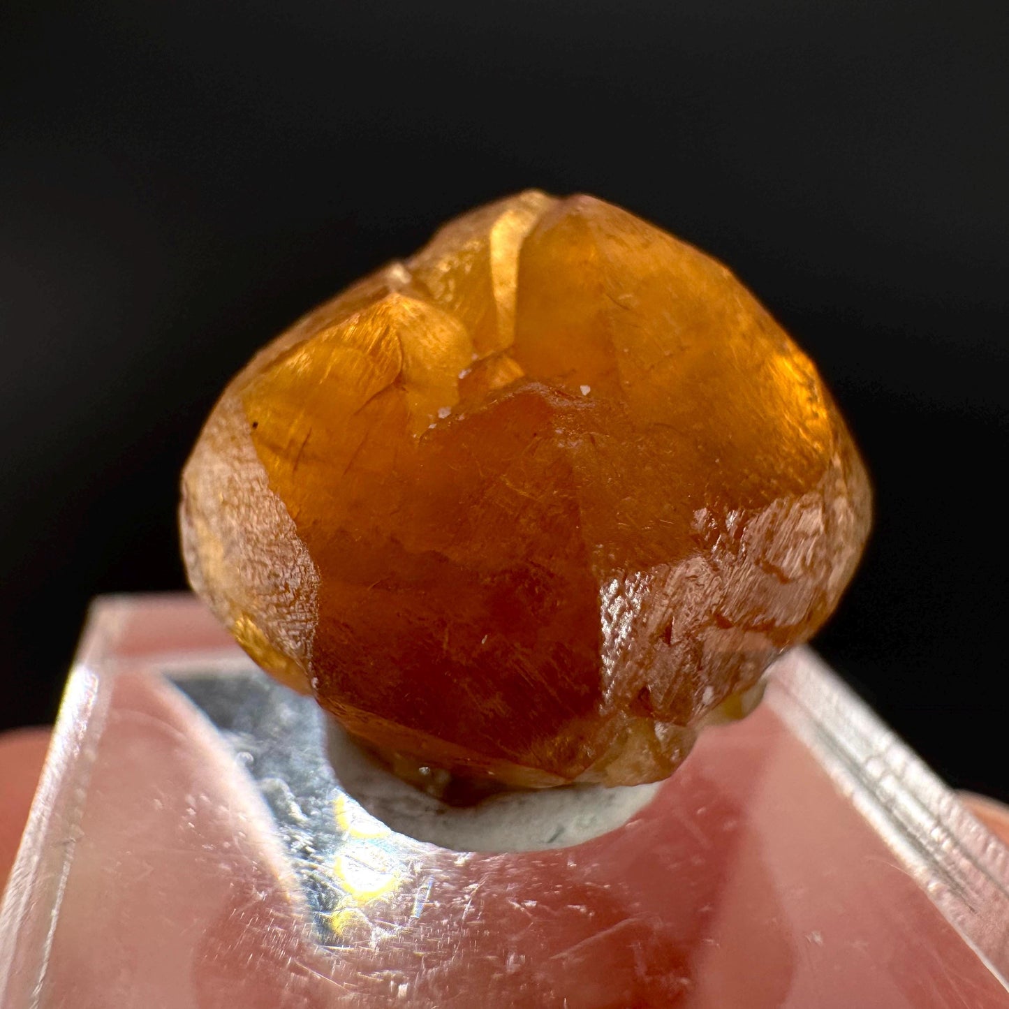 Hessonite Garnet | Orange Crystal, Mineral Specimen from Pakistan