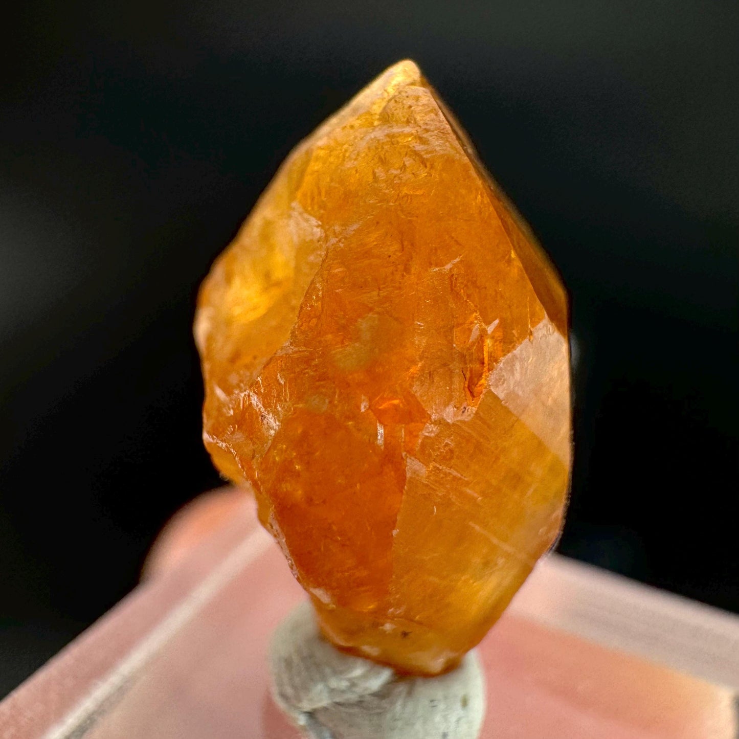 Hessonite Garnet | Orange Crystal, Mineral Specimen from Pakistan