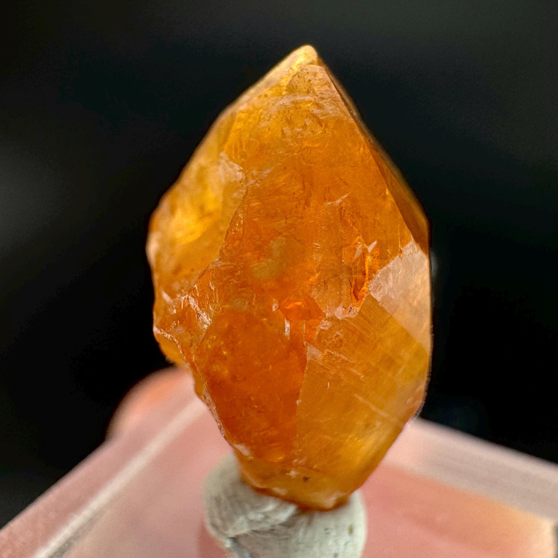 Hessonite Garnet | Orange Crystal, Mineral Specimen from Pakistan