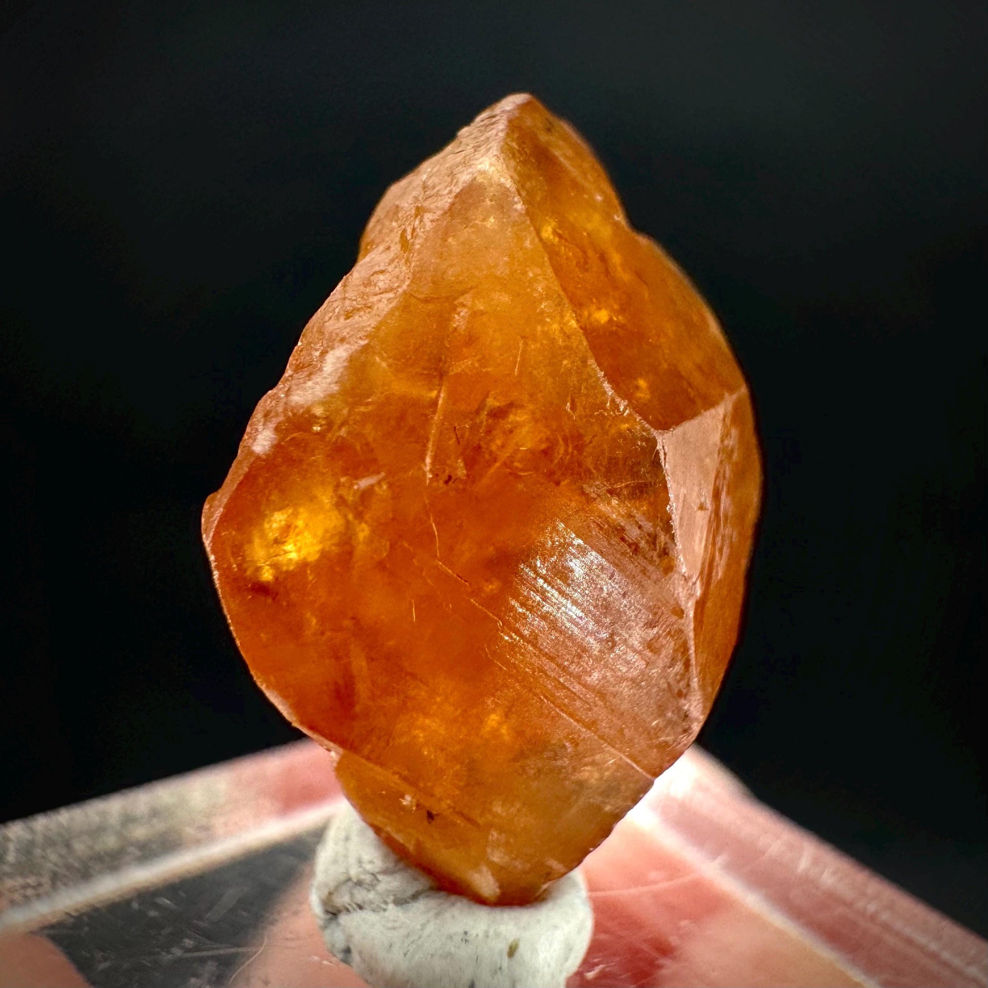 Hessonite Garnet | Orange Crystal, Mineral Specimen from Pakistan