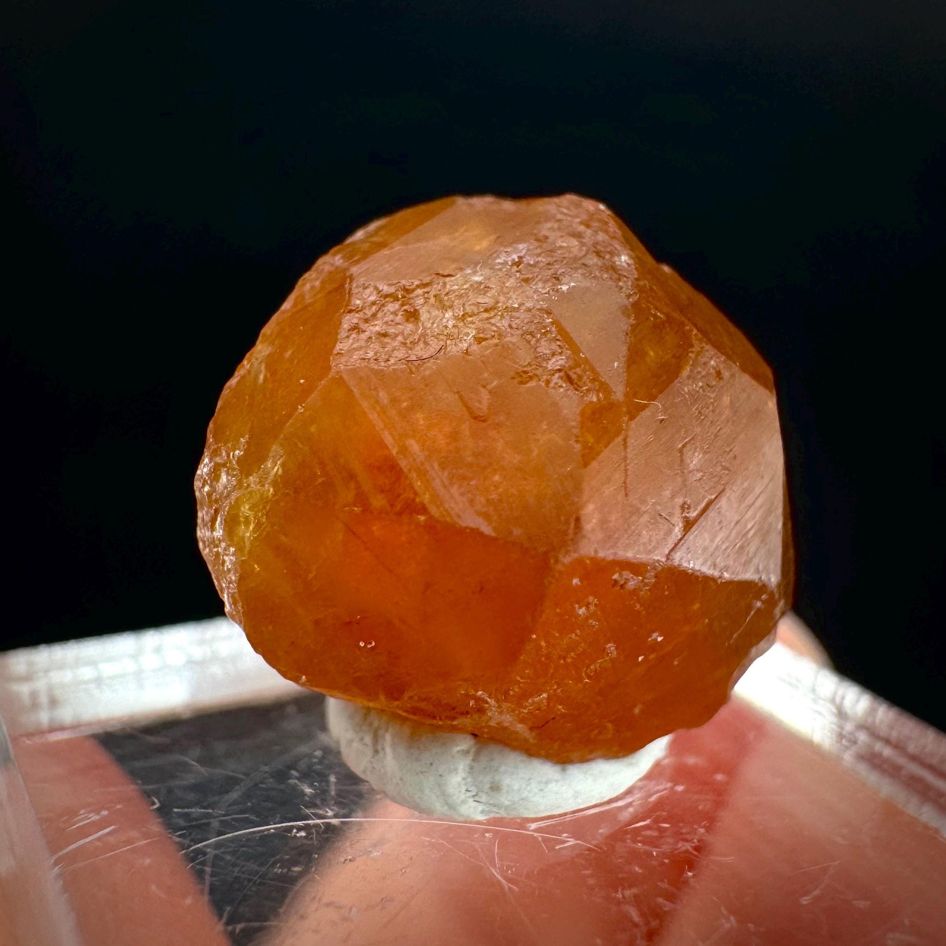 Hessonite Garnet | Orange Crystal, Mineral Specimen from Pakistan