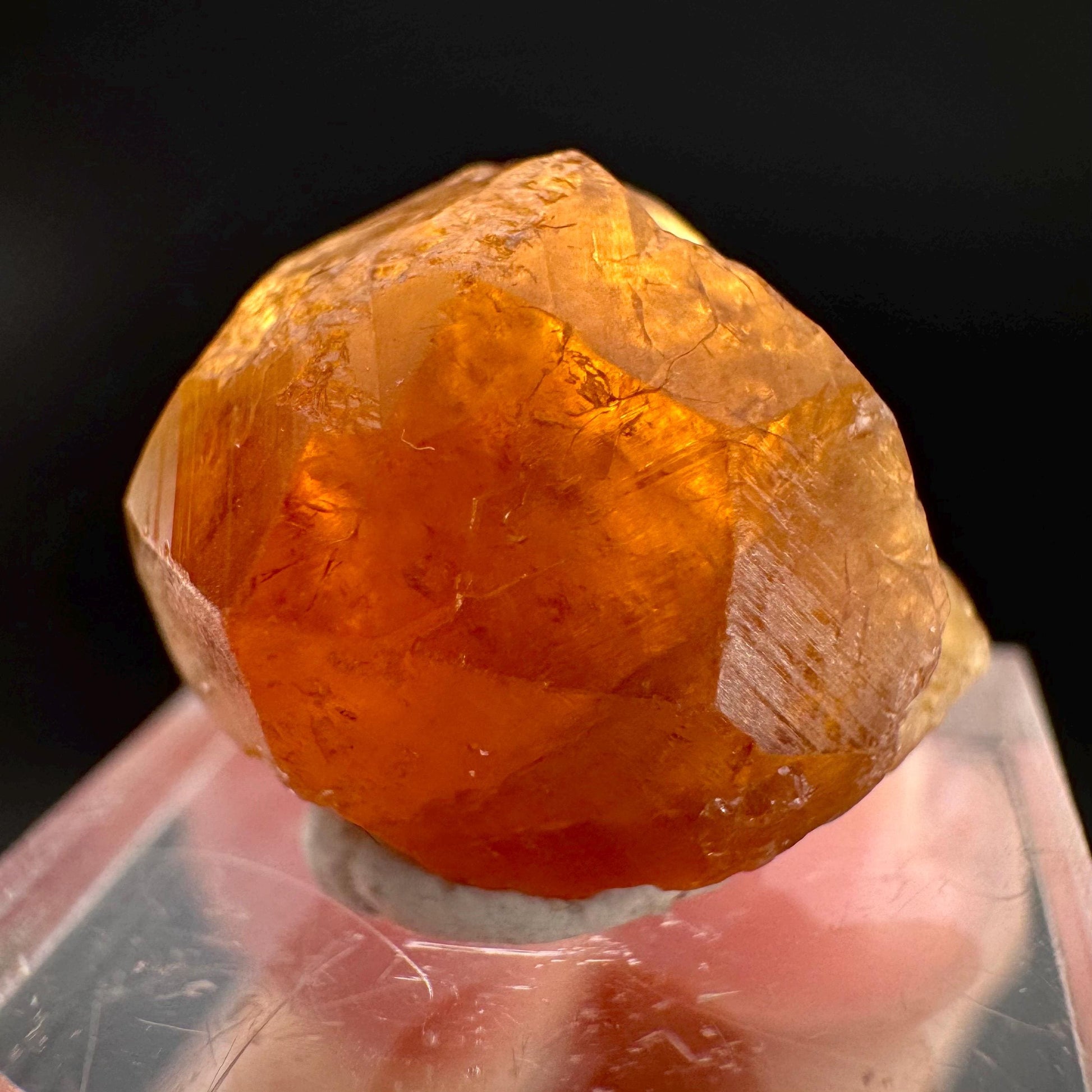 Hessonite Garnet | Orange Crystal, Mineral Specimen from Pakistan