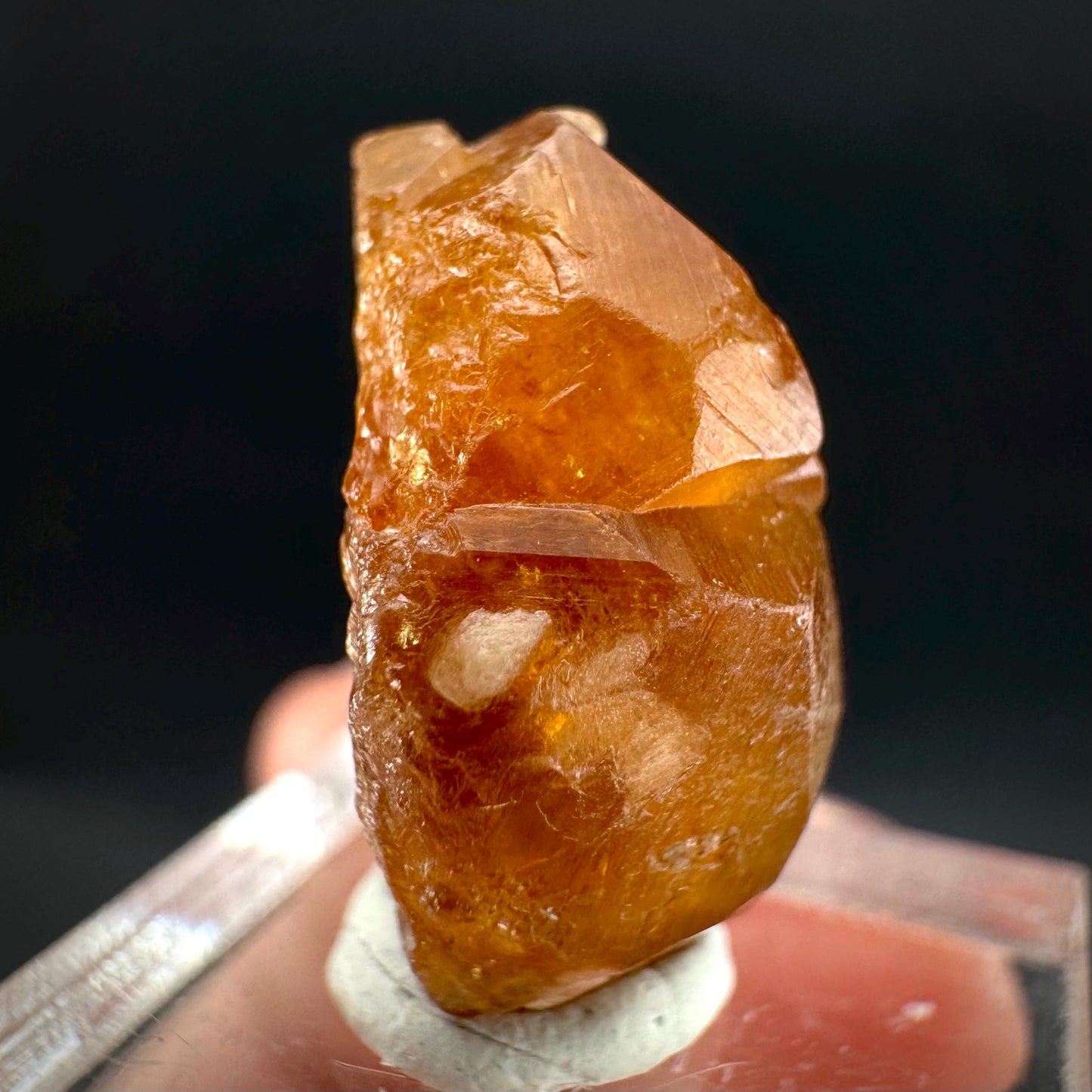 Hessonite Garnet | Orange Crystal, Mineral Specimen from Pakistan