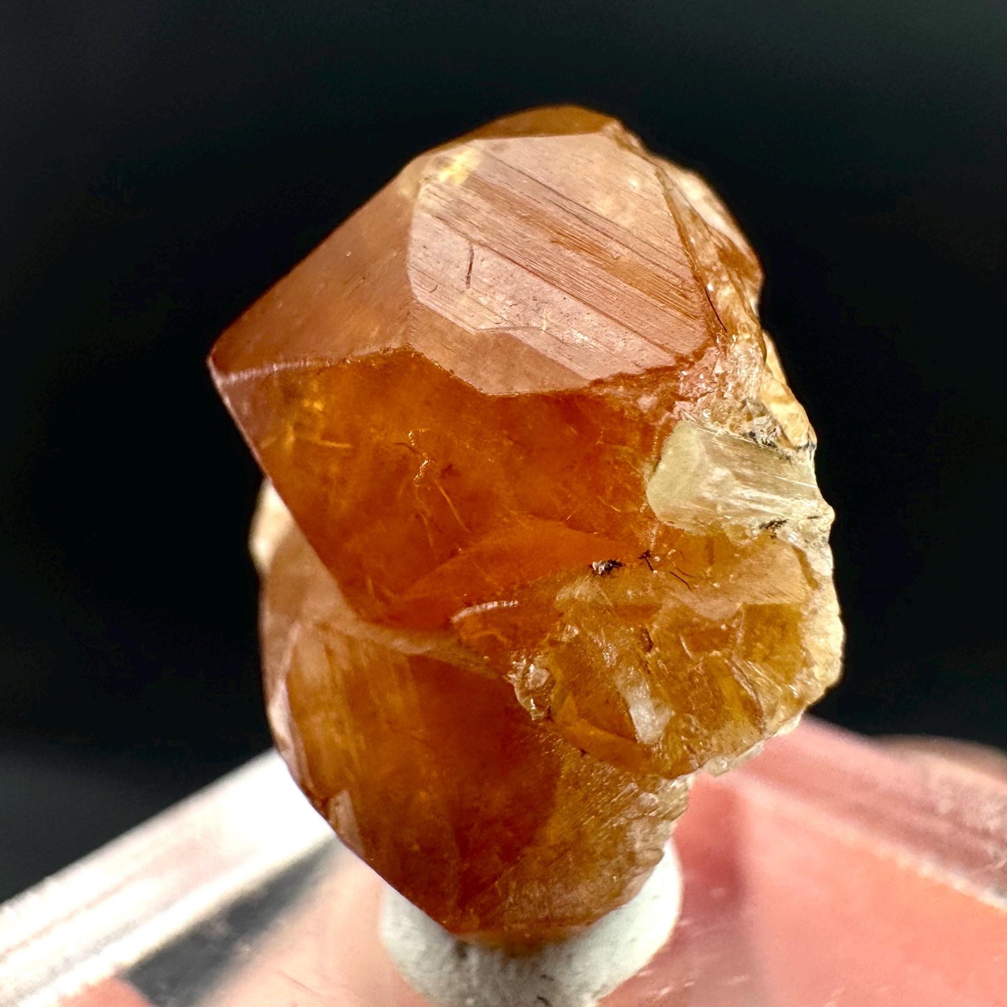 Hessonite Garnet | Orange Crystal, Mineral Specimen from Pakistan
