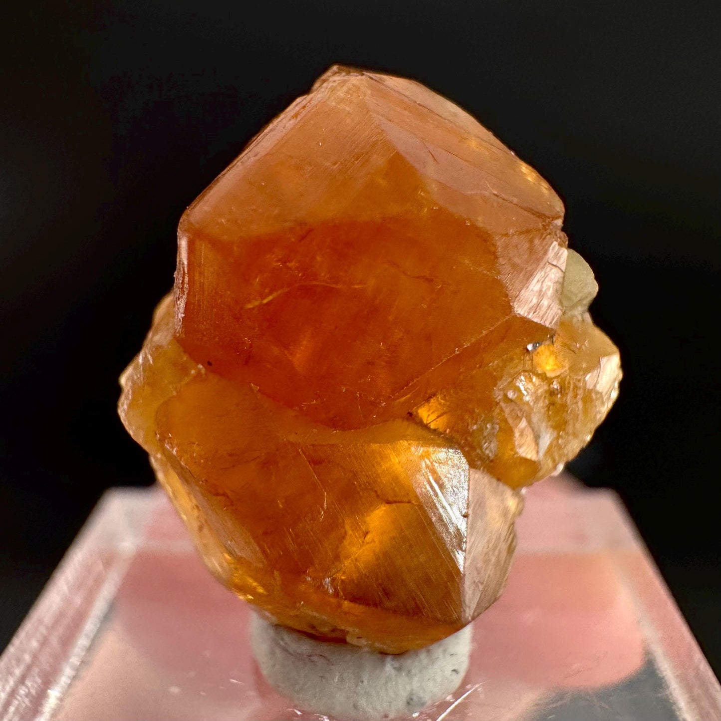 Hessonite Garnet | Orange Crystal, Mineral Specimen from Pakistan