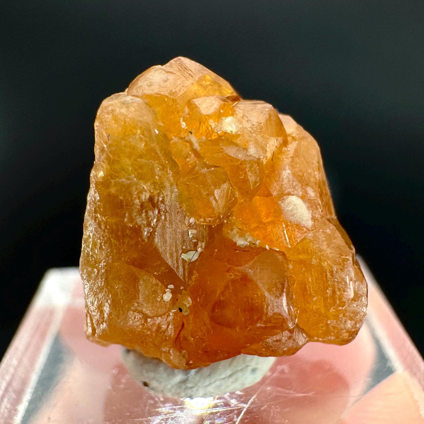 Hessonite Garnet | Orange Crystal, Mineral Specimen from Pakistan