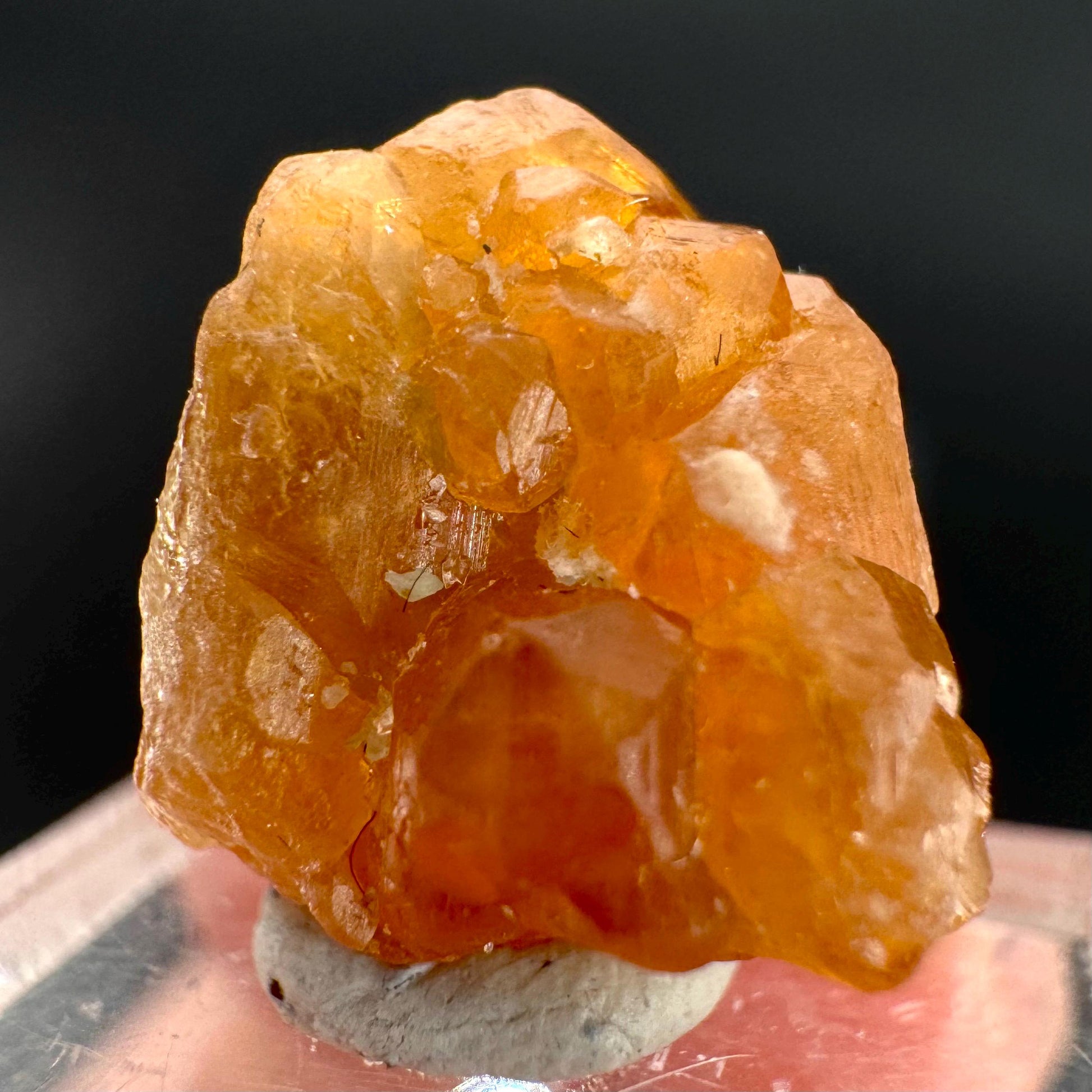 Hessonite Garnet | Orange Crystal, Mineral Specimen from Pakistan