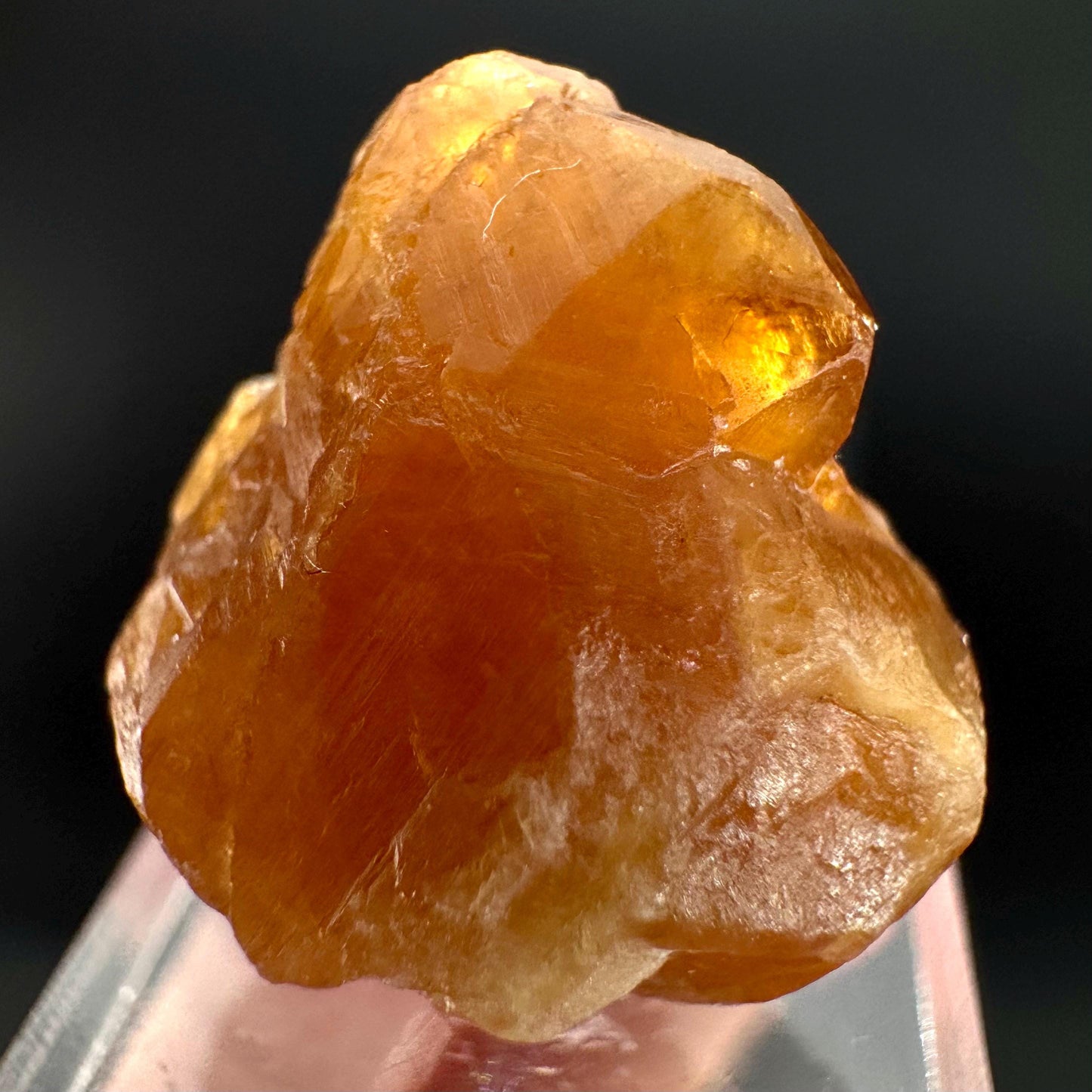 Hessonite Garnet | Orange Crystal, Mineral Specimen from Pakistan