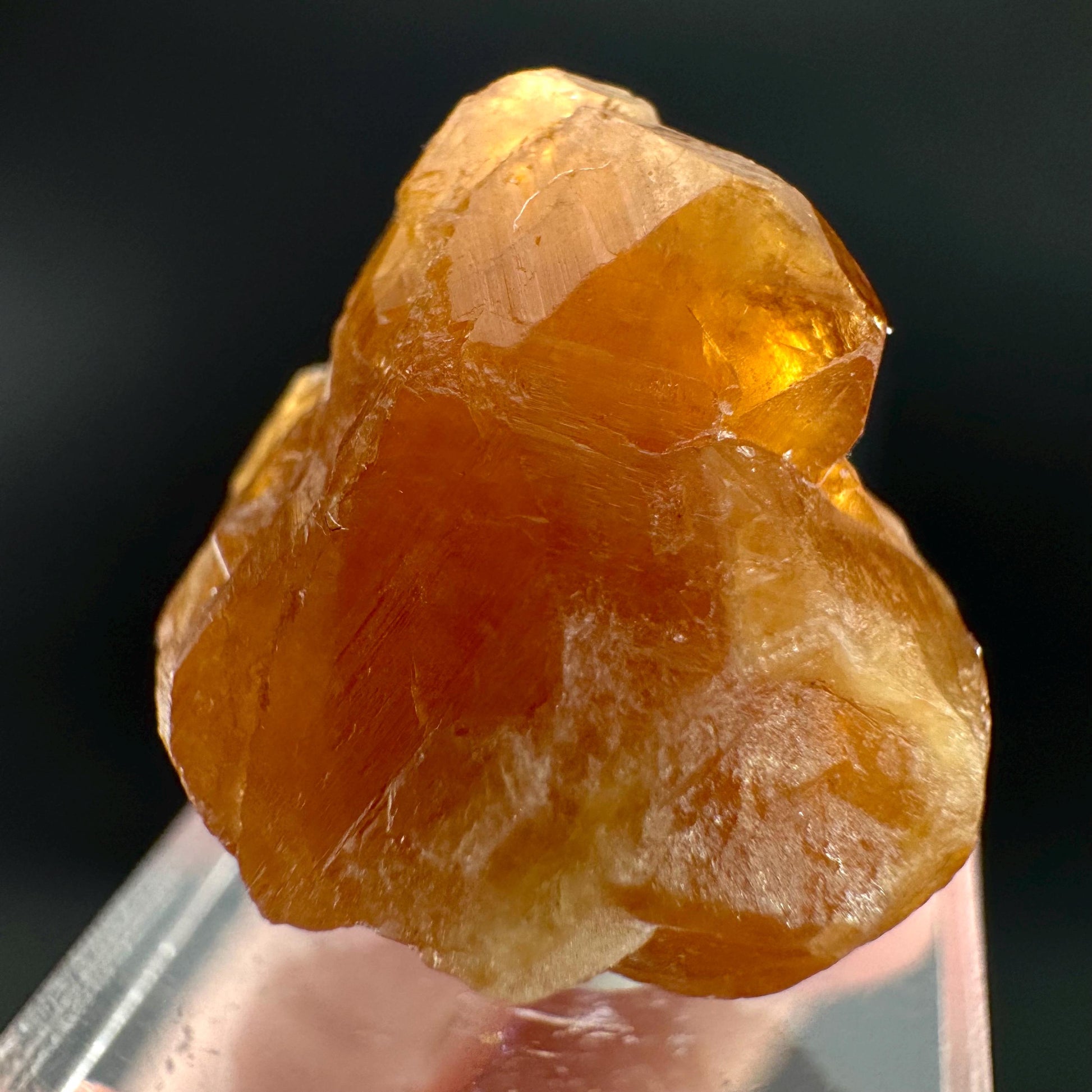 Hessonite Garnet | Orange Crystal, Mineral Specimen from Pakistan