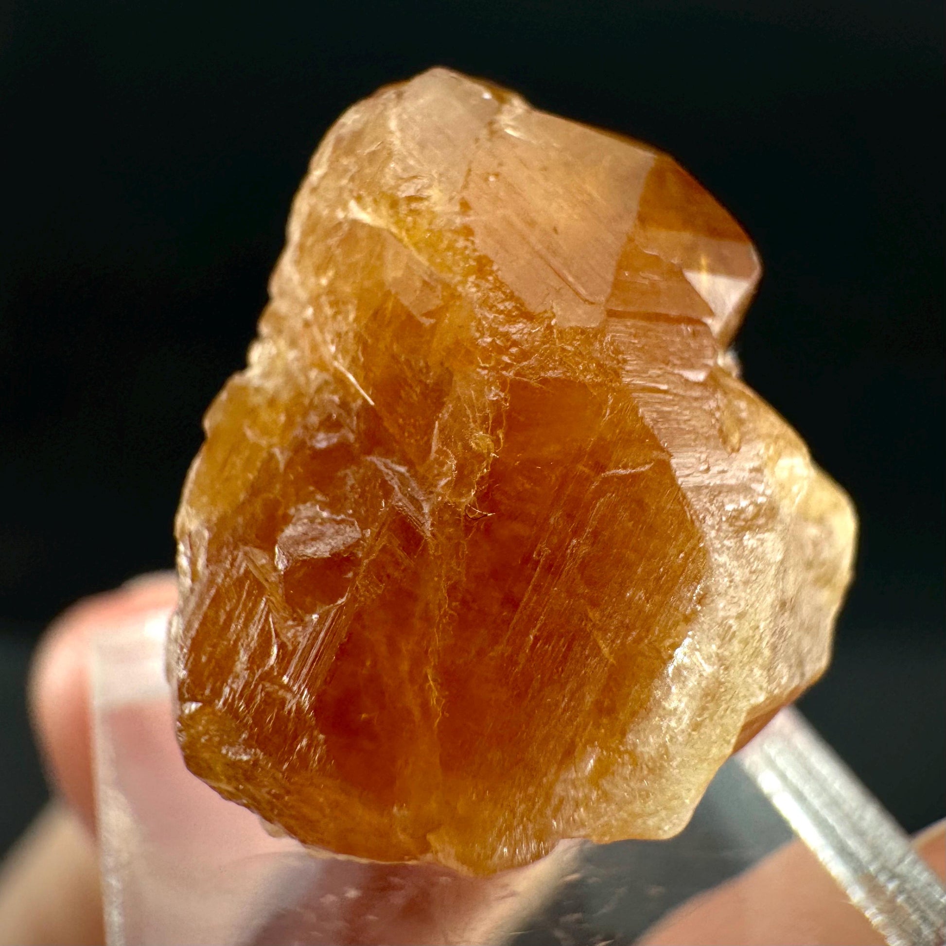 Hessonite Garnet | Orange Crystal, Mineral Specimen from Pakistan