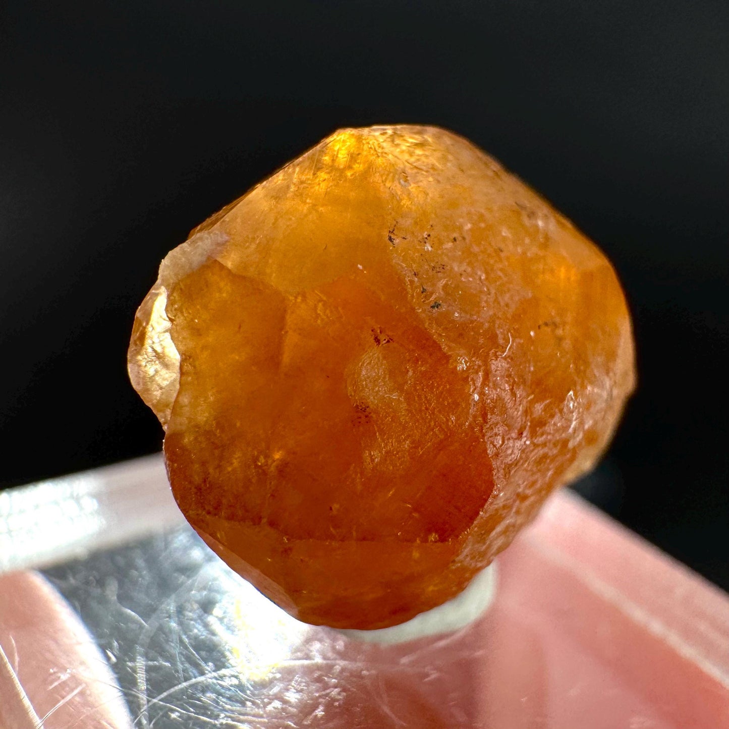 Hessonite Garnet | Orange Crystal, Mineral Specimen from Pakistan