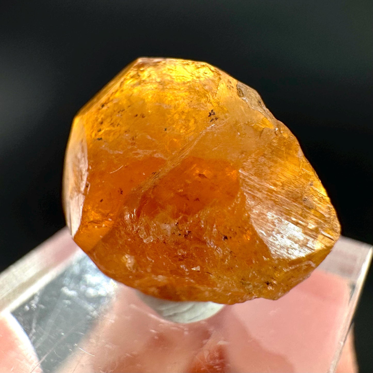 Hessonite Garnet | Orange Crystal, Mineral Specimen from Pakistan