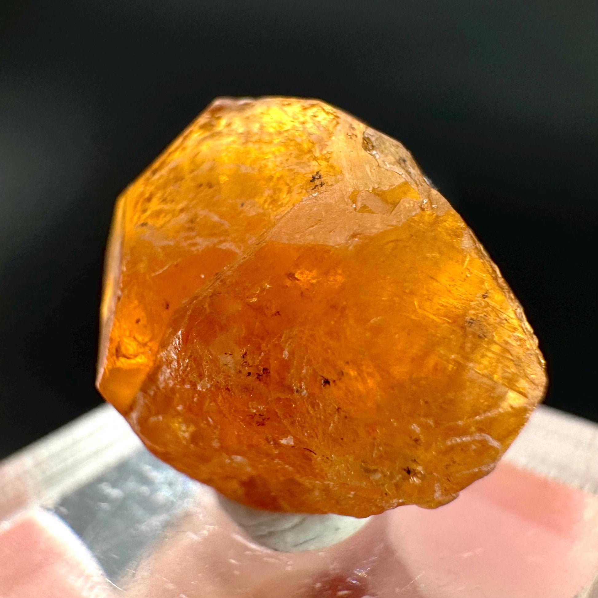 Hessonite Garnet | Orange Crystal, Mineral Specimen from Pakistan