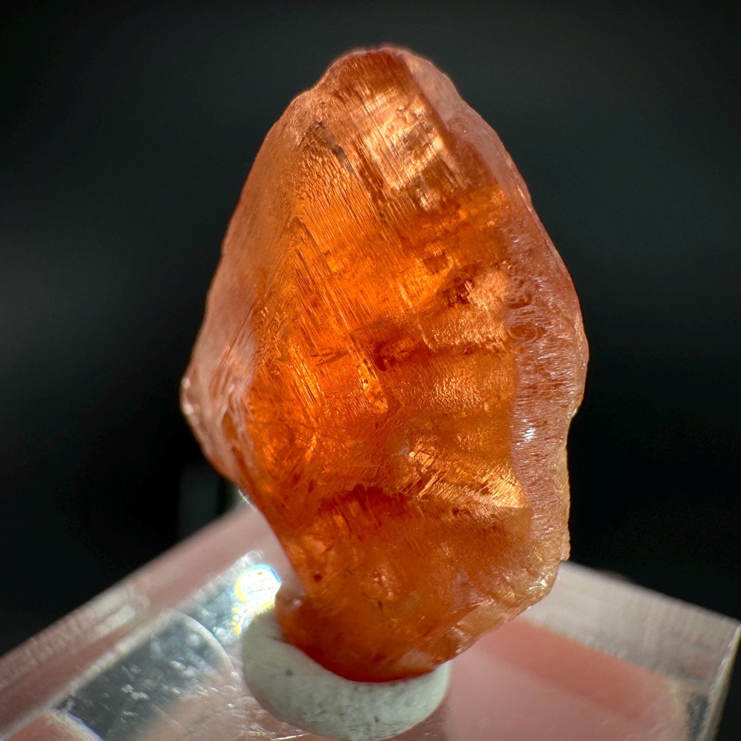 Hessonite Garnet | Orange Crystal, Mineral Specimen from Pakistan