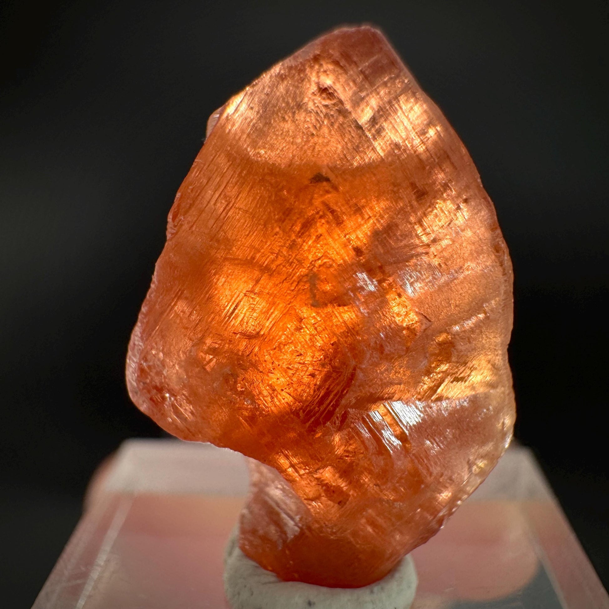 Hessonite Garnet | Orange Crystal, Mineral Specimen from Pakistan