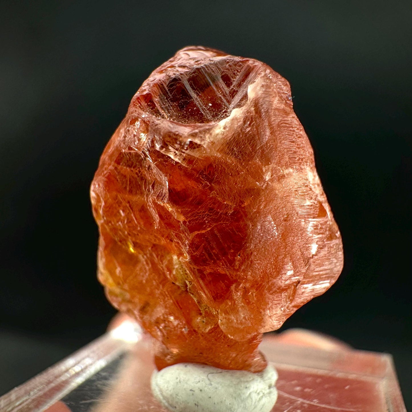 Hessonite Garnet | Orange Crystal, Mineral Specimen from Pakistan