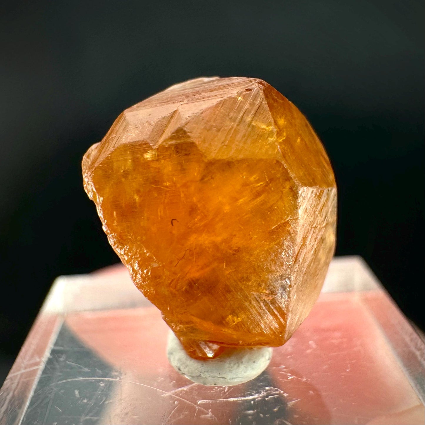 Hessonite Garnet | Orange Crystal, Mineral Specimen from Pakistan