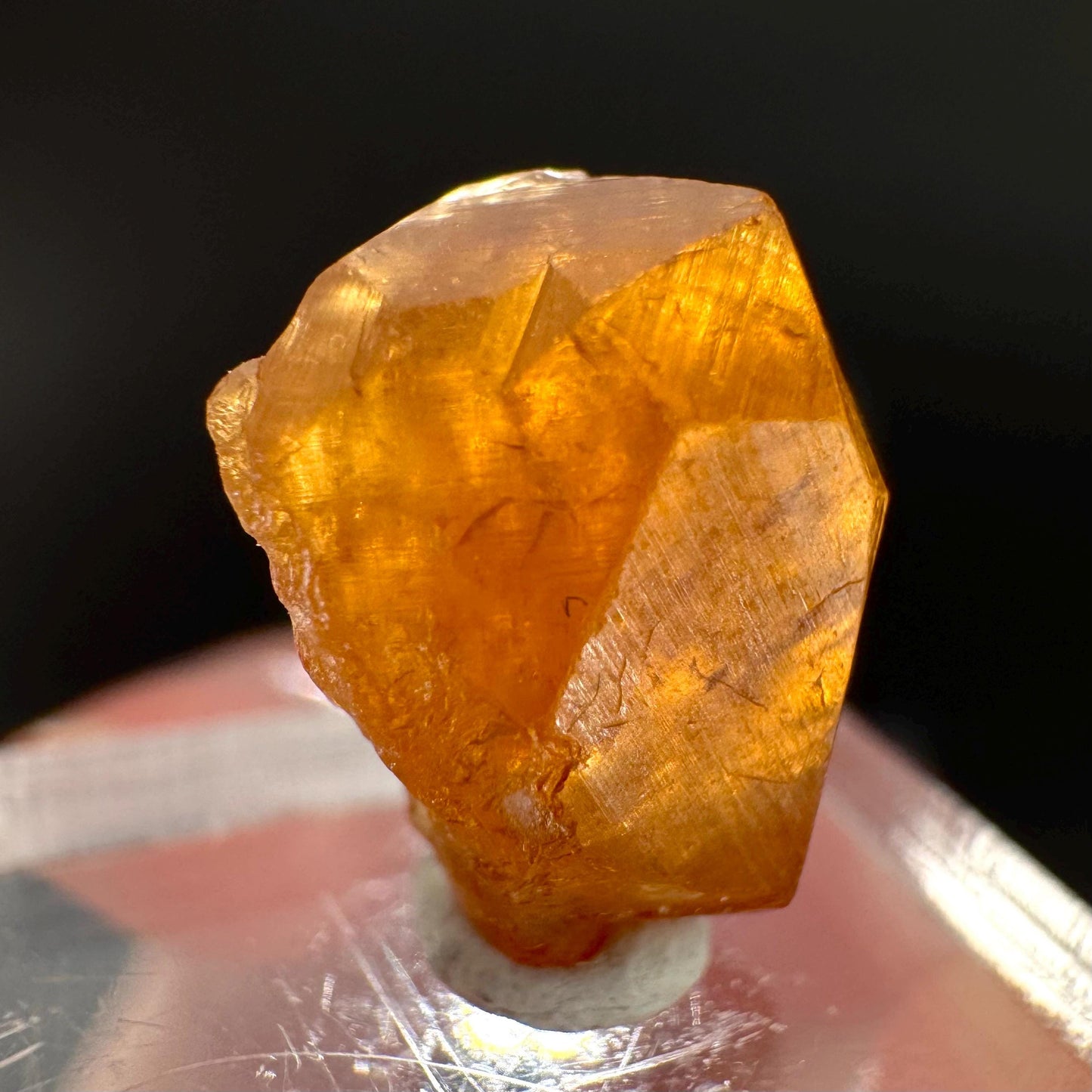 Hessonite Garnet | Orange Crystal, Mineral Specimen from Pakistan