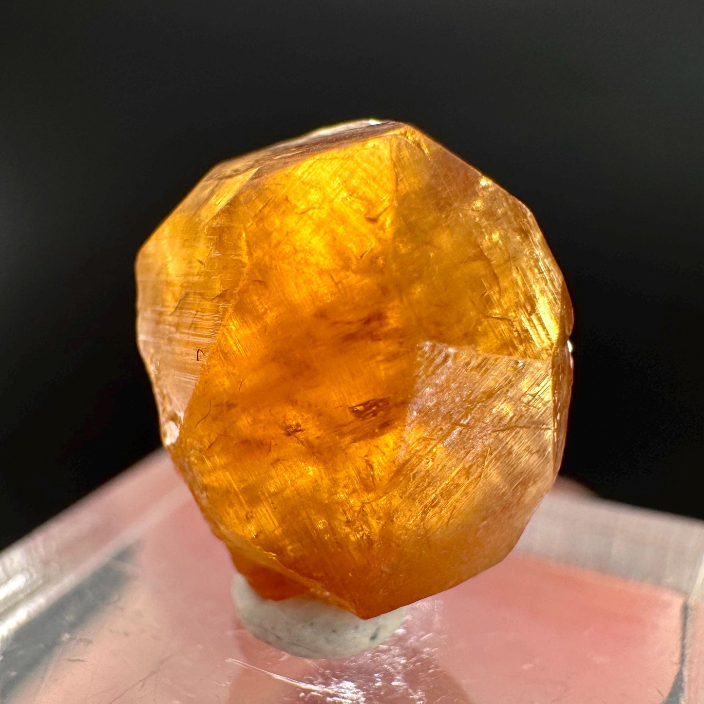 Hessonite Garnet | Orange Crystal, Mineral Specimen from Pakistan