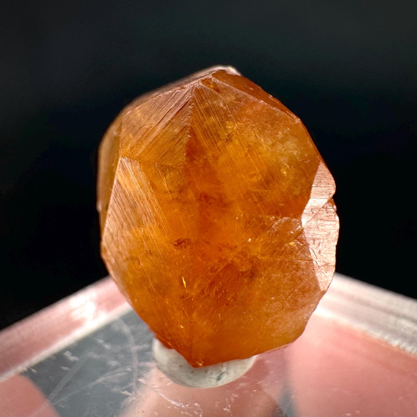 Hessonite Garnet | Orange Crystal, Mineral Specimen from Pakistan