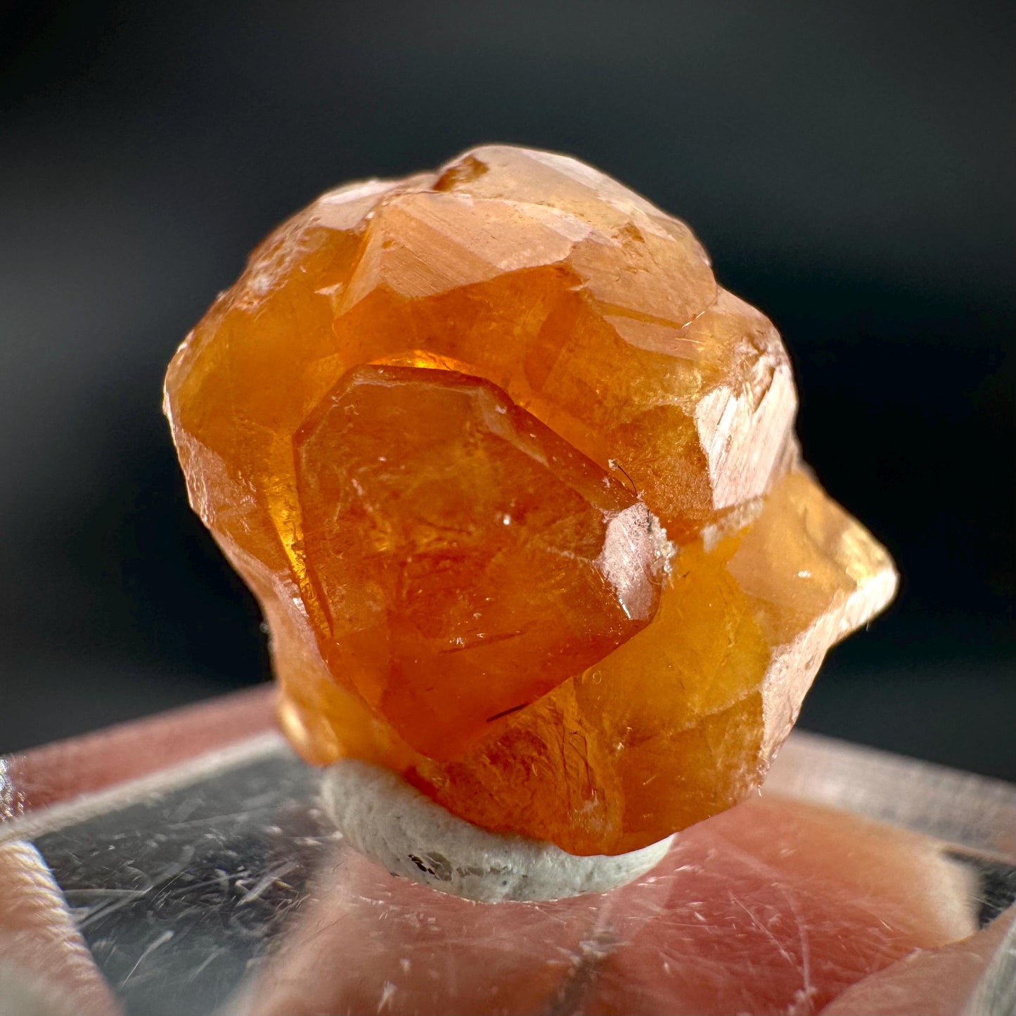 Hessonite Garnet | Orange Crystal, Mineral Specimen from Pakistan