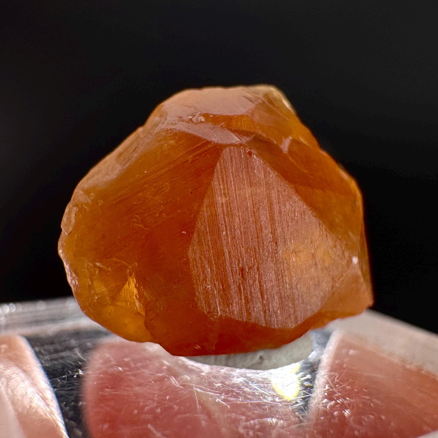 Hessonite Garnet | Orange Crystal, Mineral Specimen from Pakistan