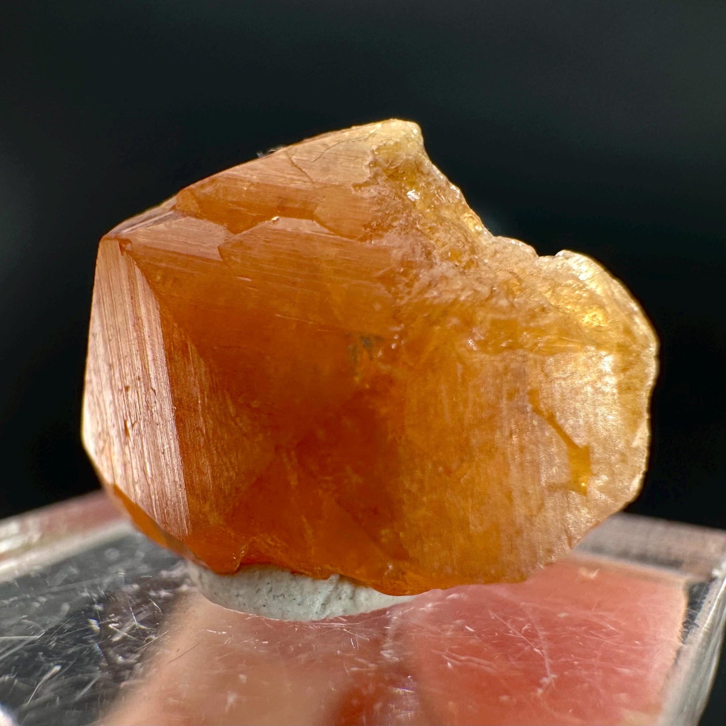 Hessonite Garnet | Orange Crystal, Mineral Specimen from Pakistan