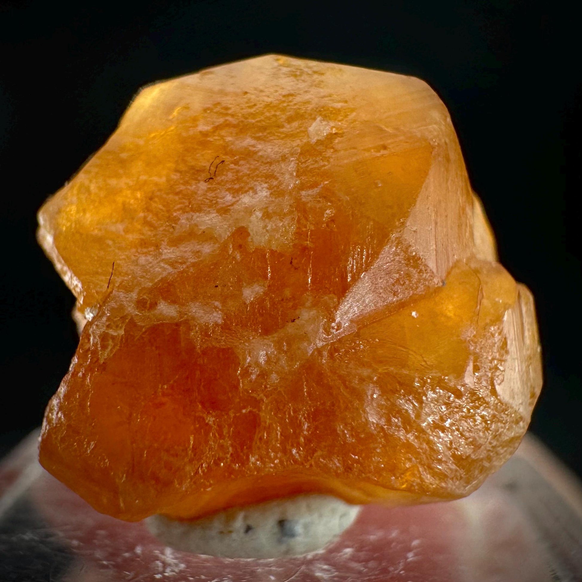 Hessonite Garnet | Orange Crystal, Mineral Specimen from Pakistan
