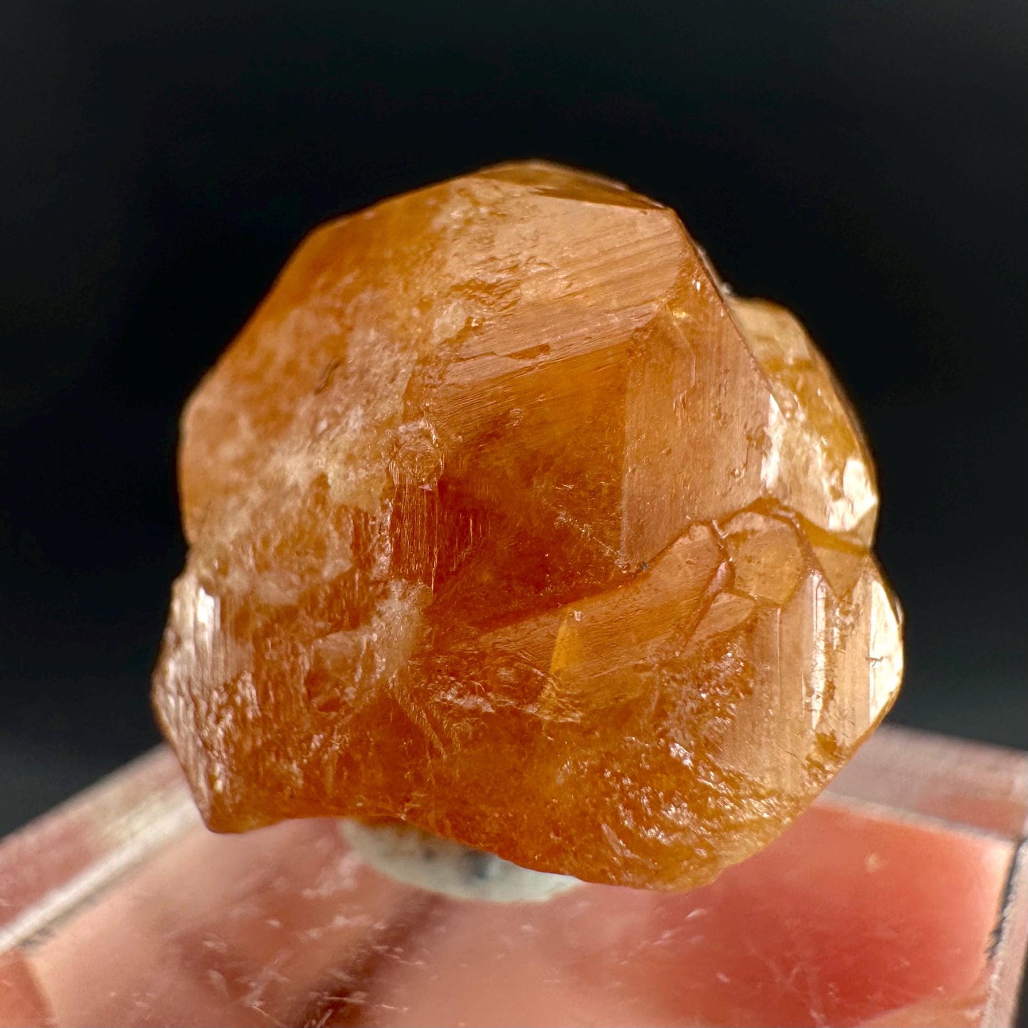 Hessonite Garnet | Orange Crystal, Mineral Specimen from Pakistan