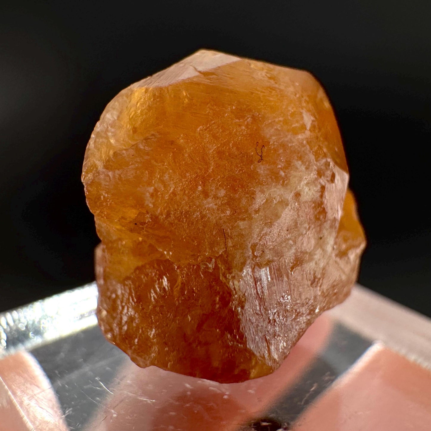 Hessonite Garnet | Orange Crystal, Mineral Specimen from Pakistan