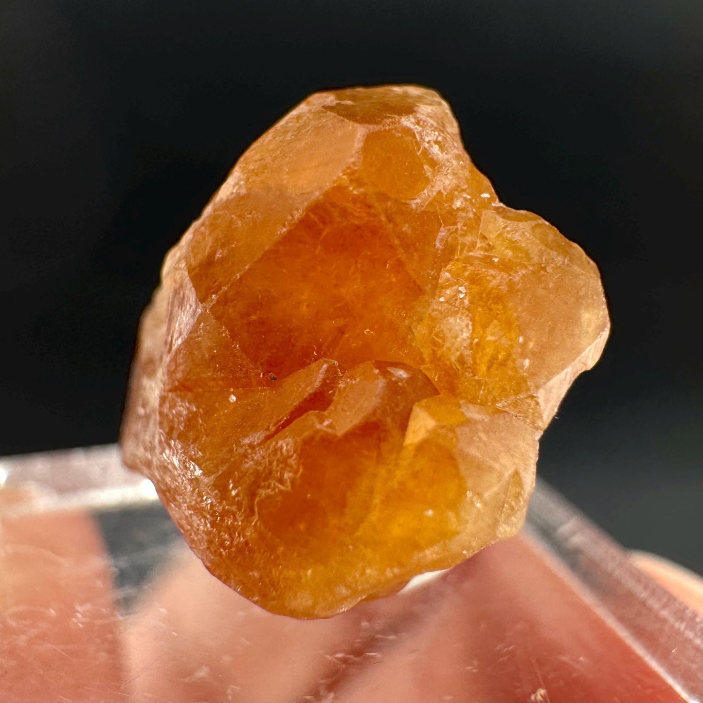 Hessonite Garnet | Orange Crystal, Mineral Specimen from Pakistan