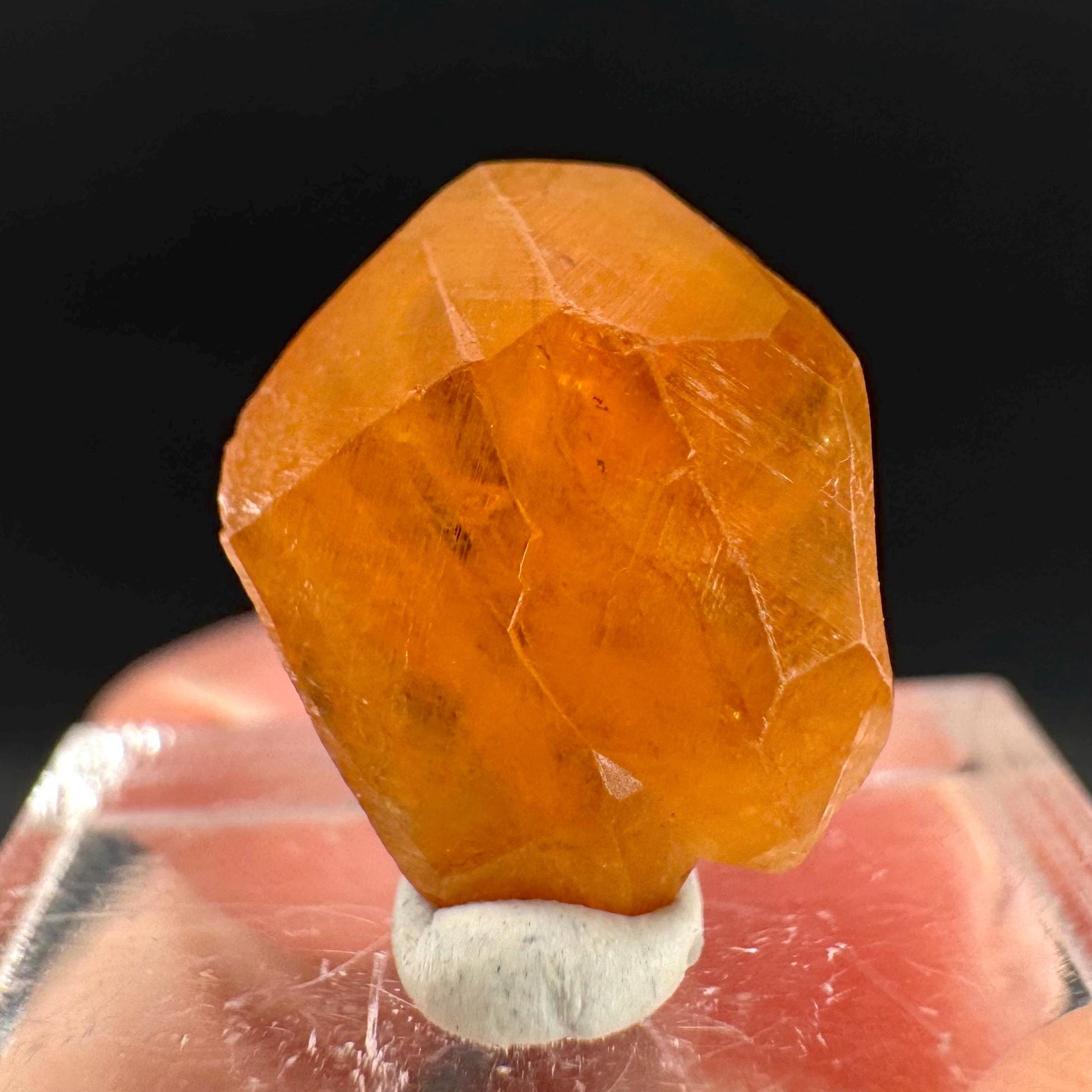 Hessonite Garnet | Orange Crystal, Mineral Specimen from Pakistan
