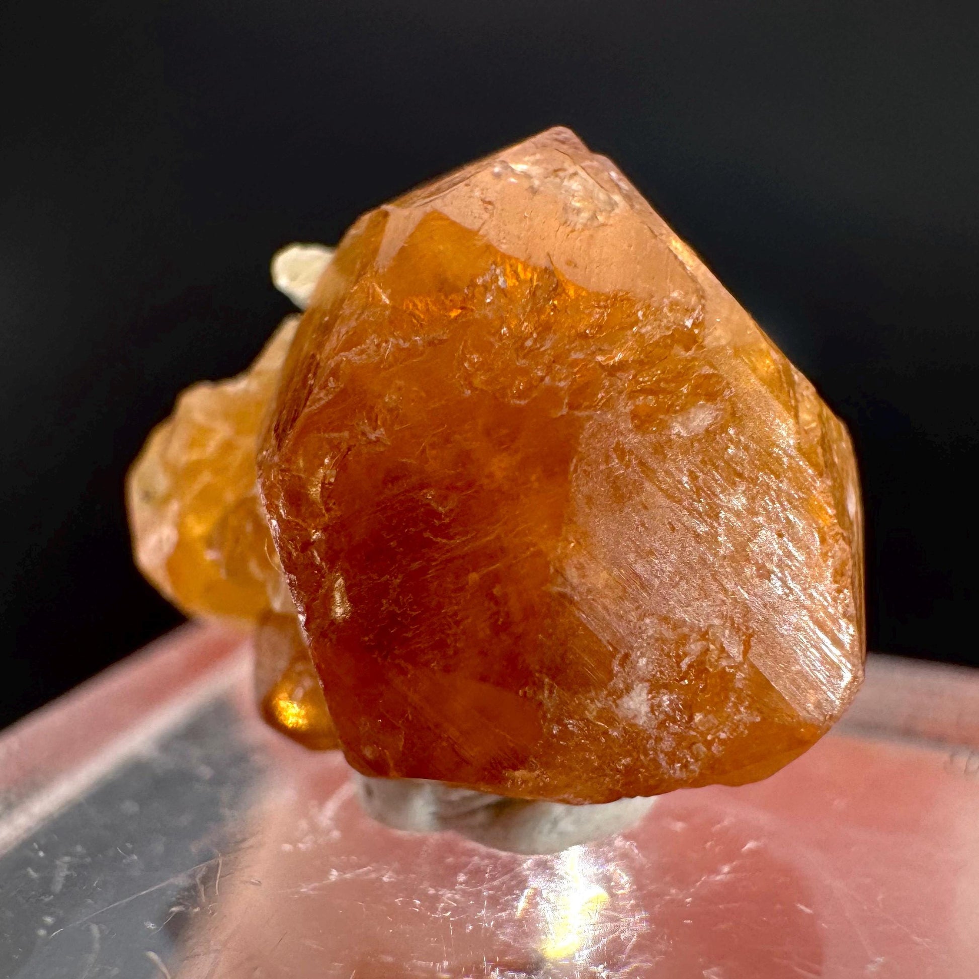 Hessonite Garnet | Orange Crystal, Mineral Specimen from Pakistan