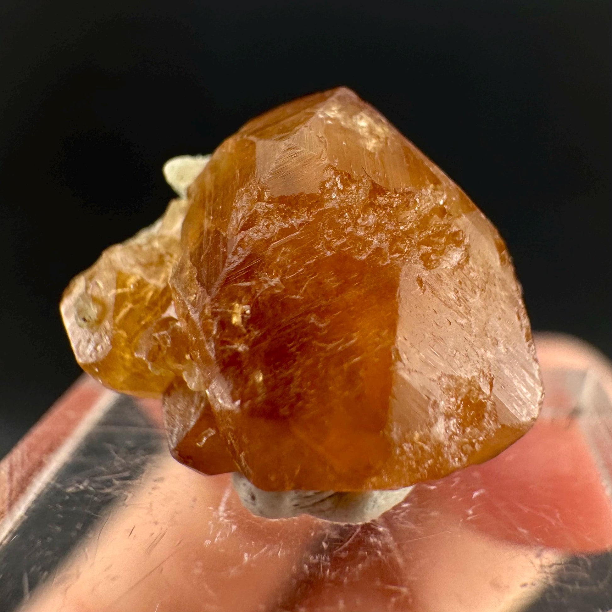 Hessonite Garnet | Orange Crystal, Mineral Specimen from Pakistan