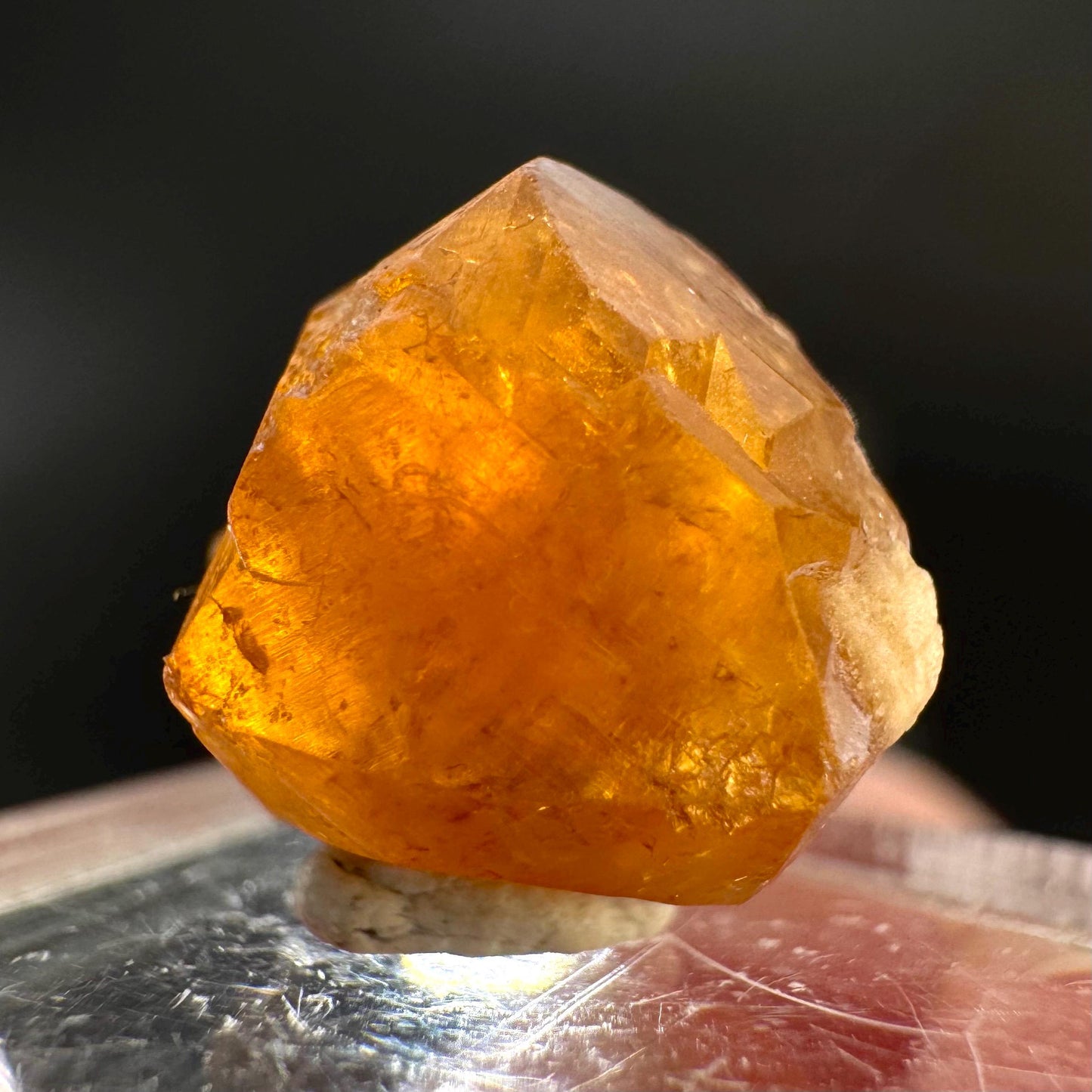 Hessonite Garnet | Orange Crystal, Mineral Specimen from Pakistan