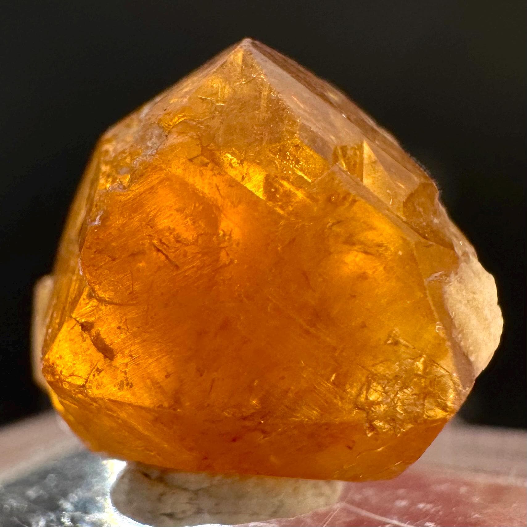 Hessonite Garnet | Orange Crystal, Mineral Specimen from Pakistan