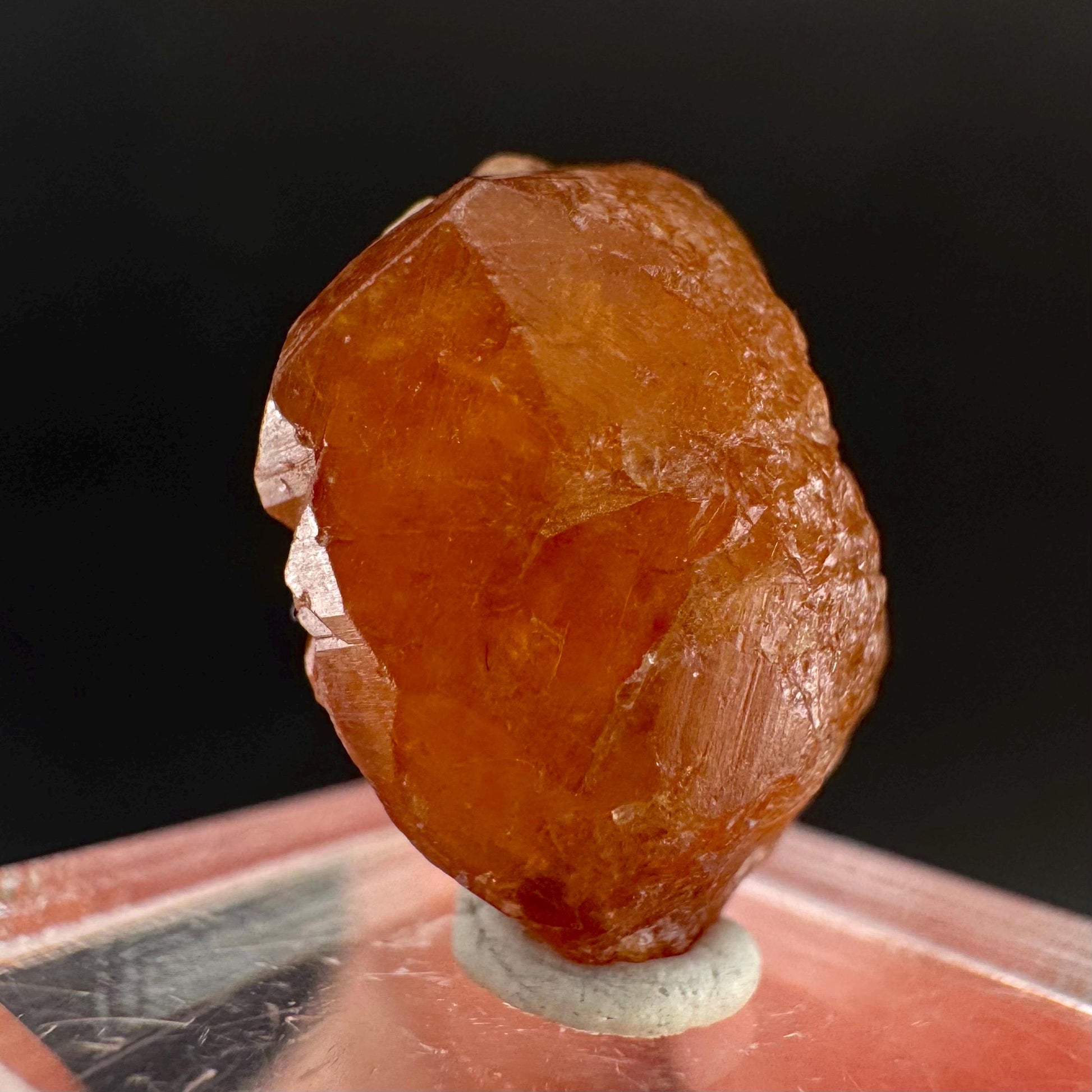 Hessonite Garnet | Orange Crystal, Mineral Specimen from Pakistan
