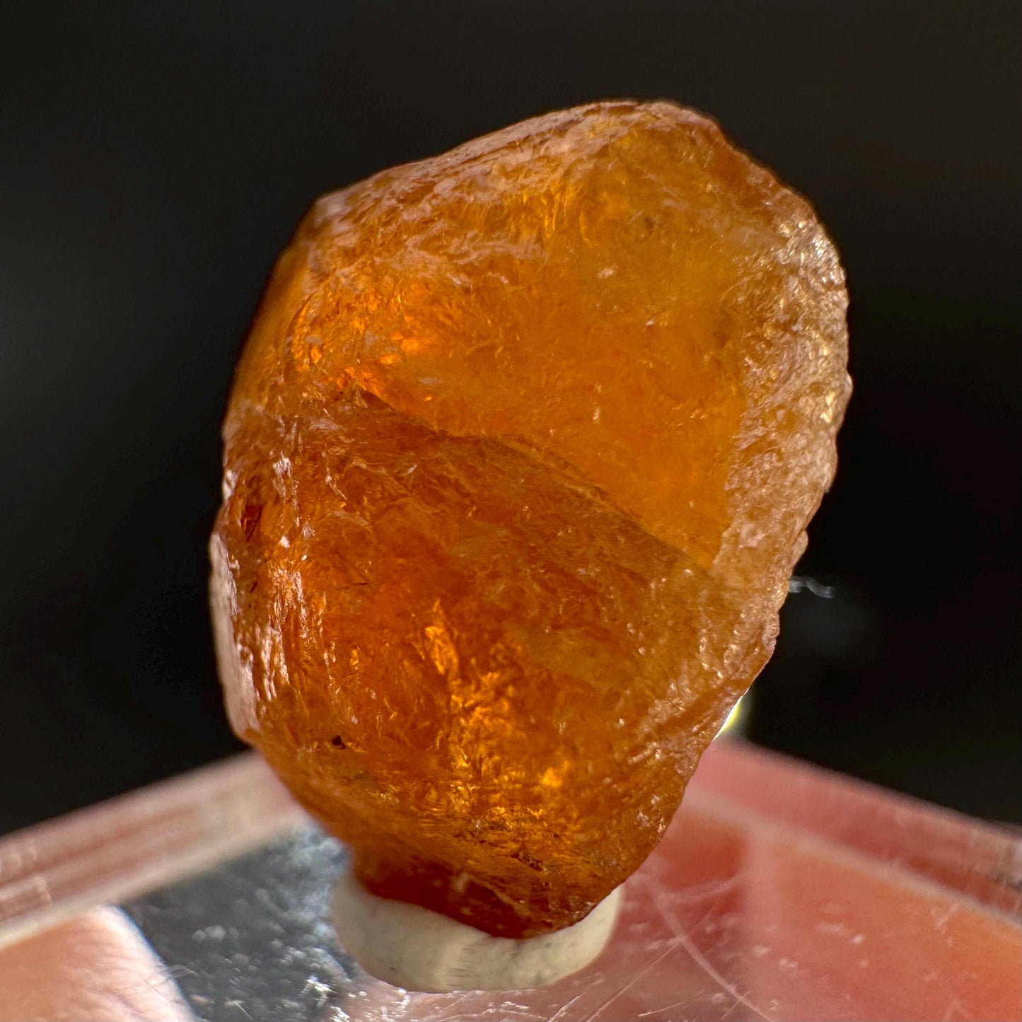 Hessonite Garnet | Orange Crystal, Mineral Specimen from Pakistan