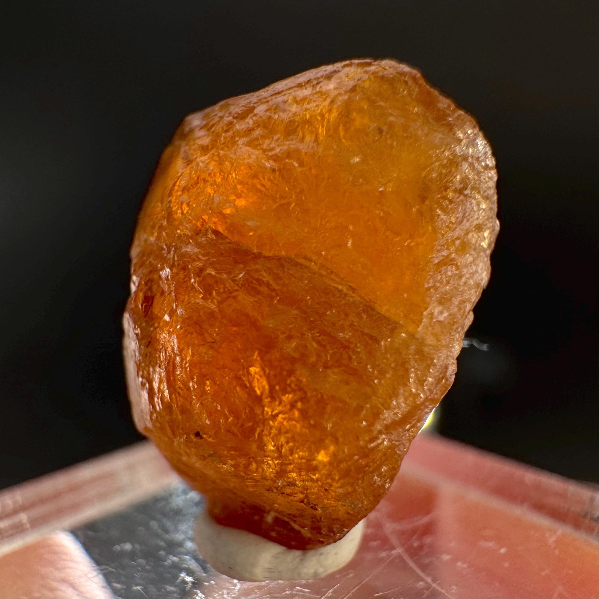 Hessonite Garnet | Orange Crystal, Mineral Specimen from Pakistan