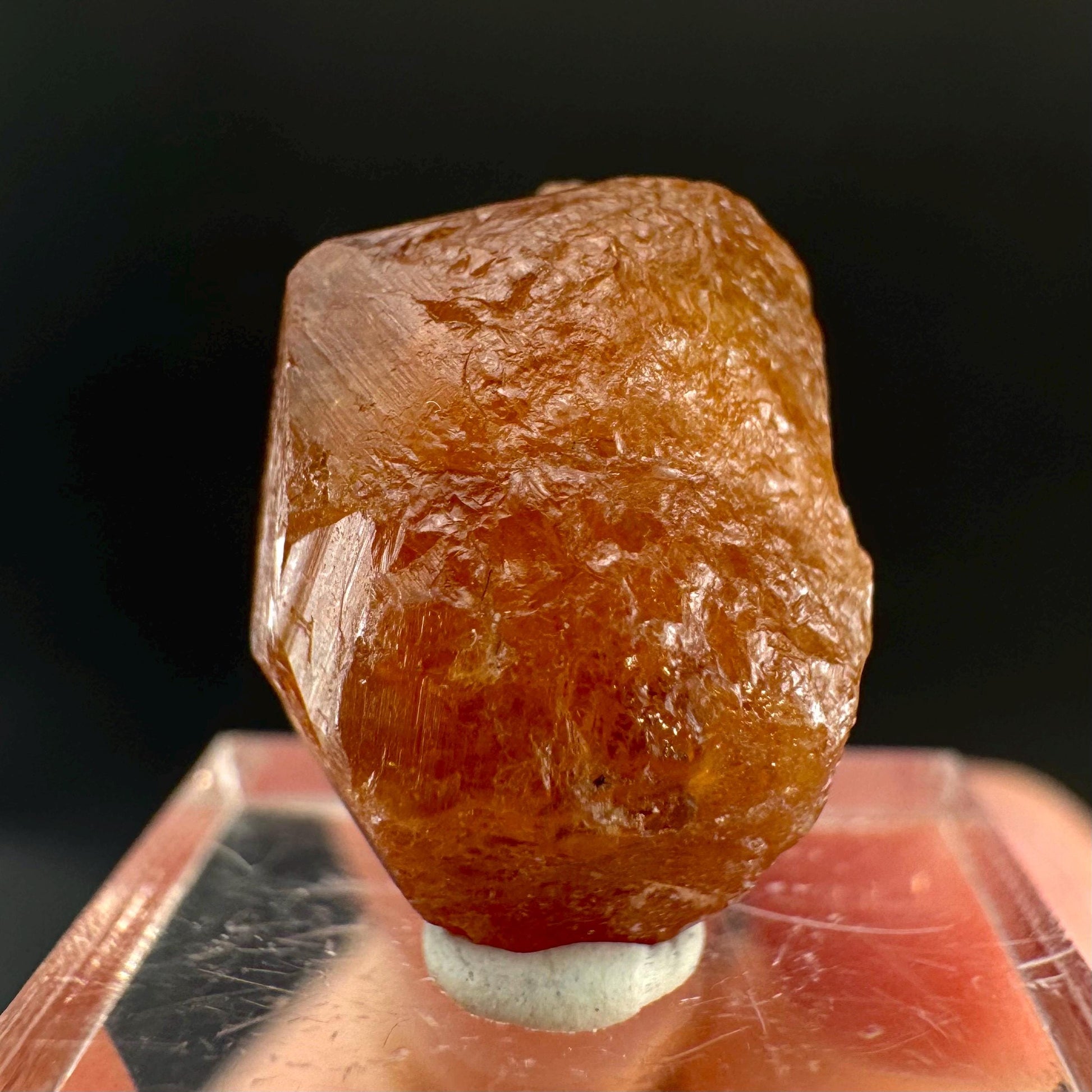 Hessonite Garnet | Orange Crystal, Mineral Specimen from Pakistan