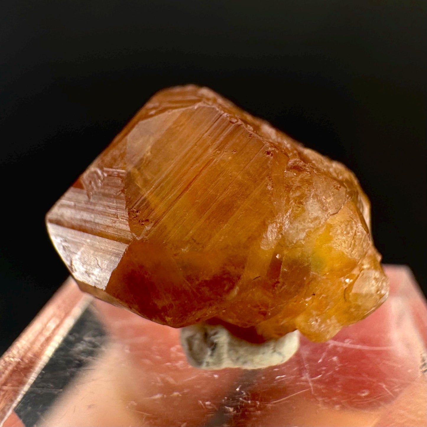 Hessonite Garnet | Orange Crystal, Mineral Specimen from Pakistan