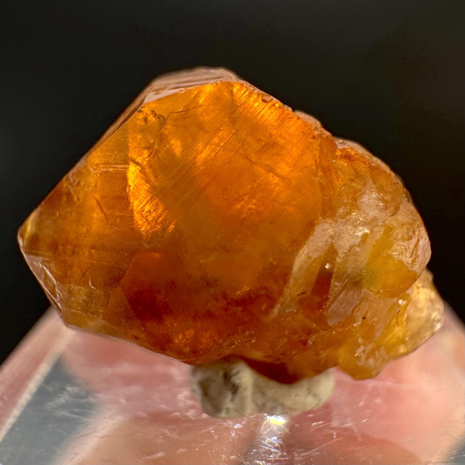 Hessonite Garnet | Orange Crystal, Mineral Specimen from Pakistan