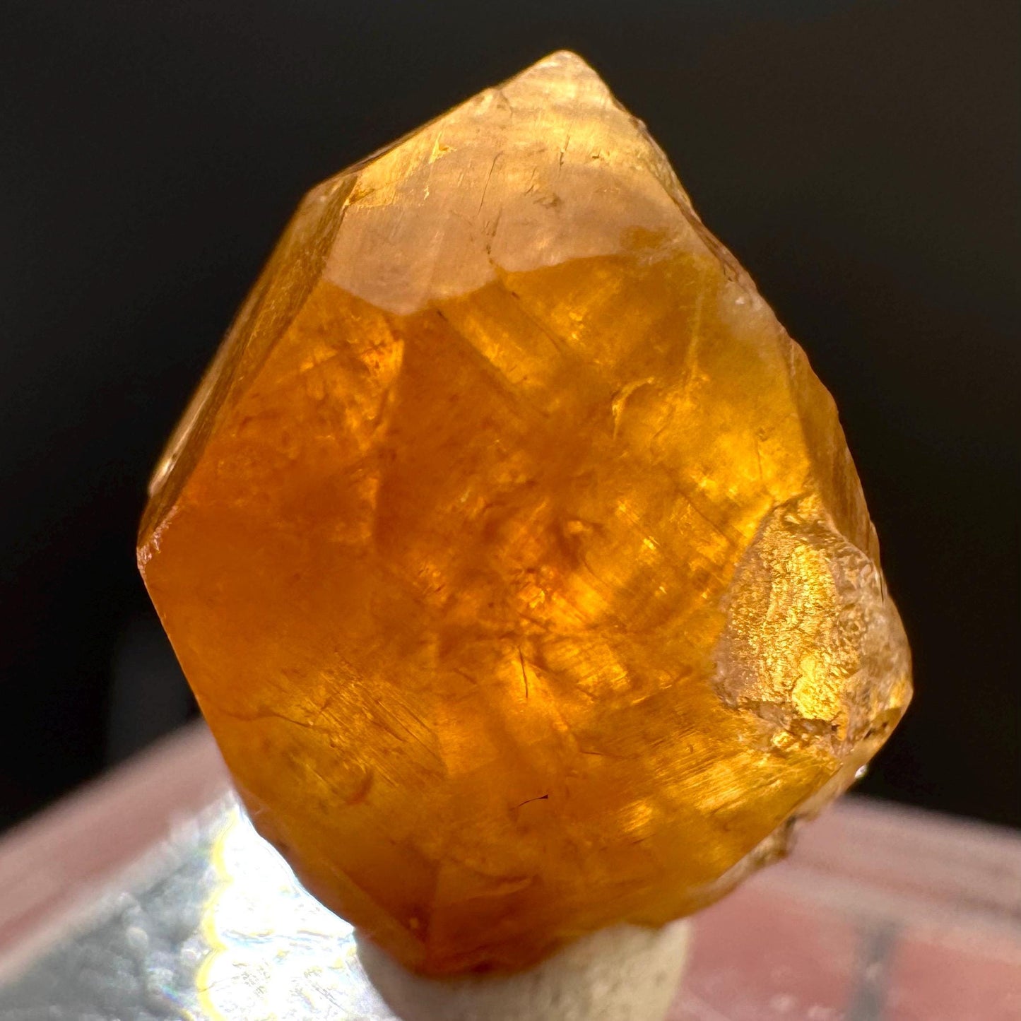 Hessonite Garnet | Orange Crystal, Mineral Specimen from Pakistan