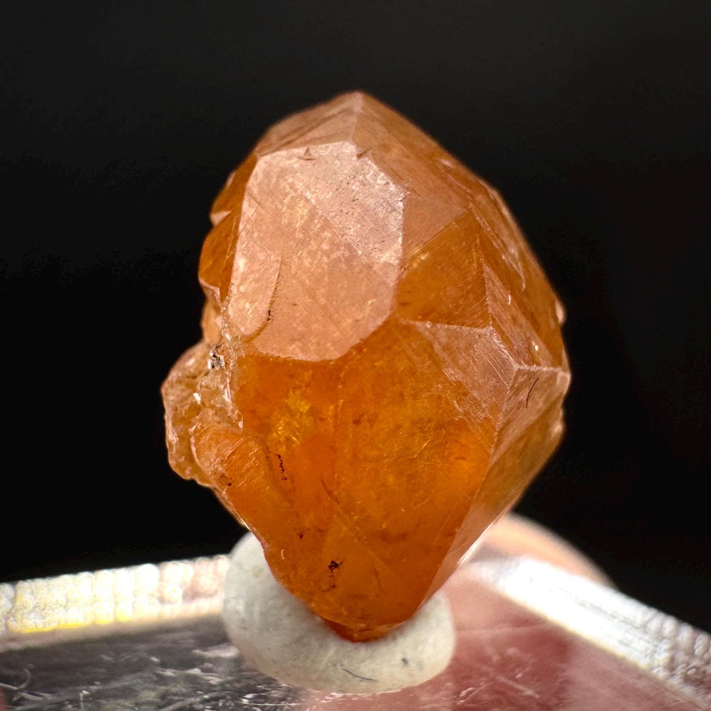 Hessonite Garnet | Orange Crystal, Mineral Specimen from Pakistan