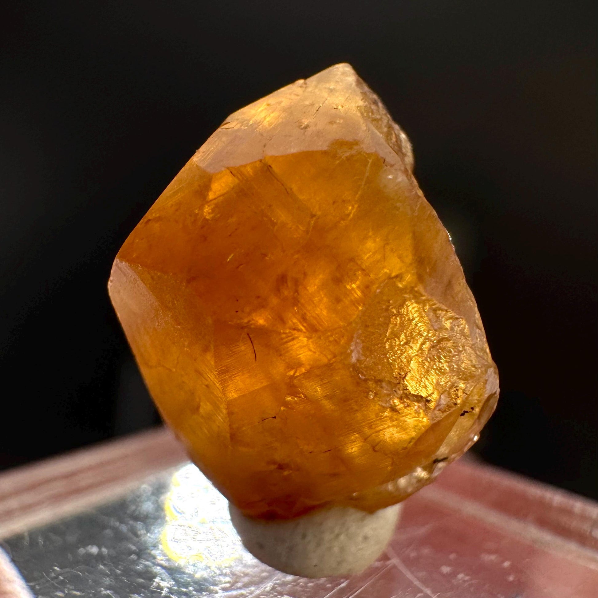 Hessonite Garnet | Orange Crystal, Mineral Specimen from Pakistan
