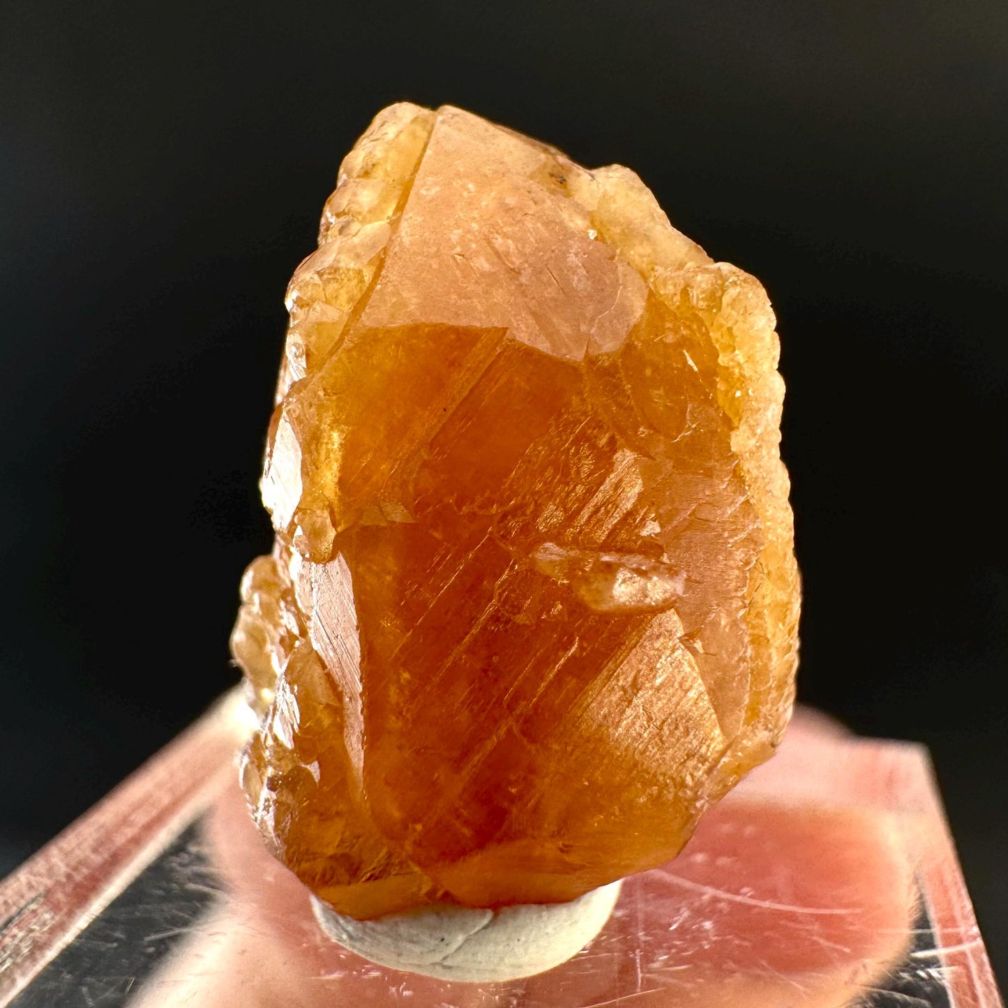 Hessonite Garnet | Orange Crystal, Mineral Specimen from Pakistan